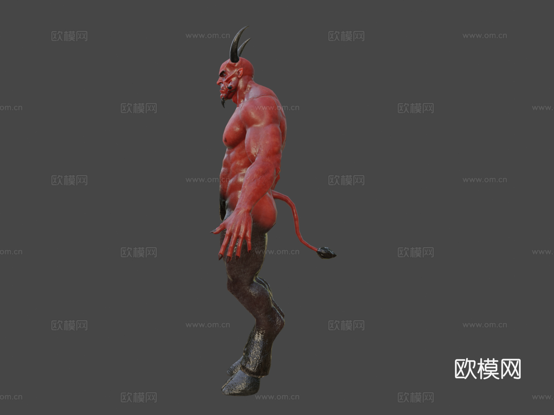 恶魔3d模型