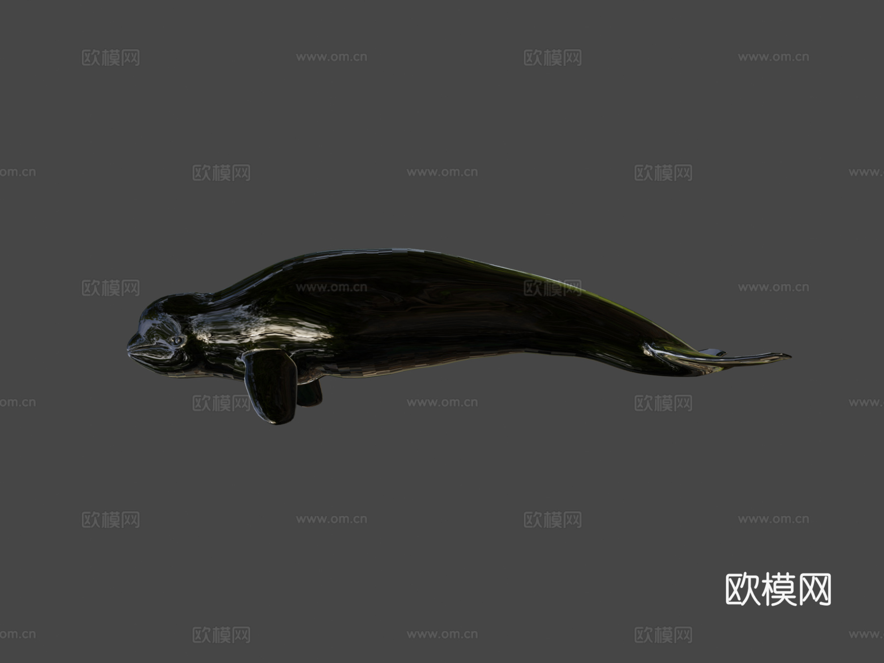 白鲸3d模型