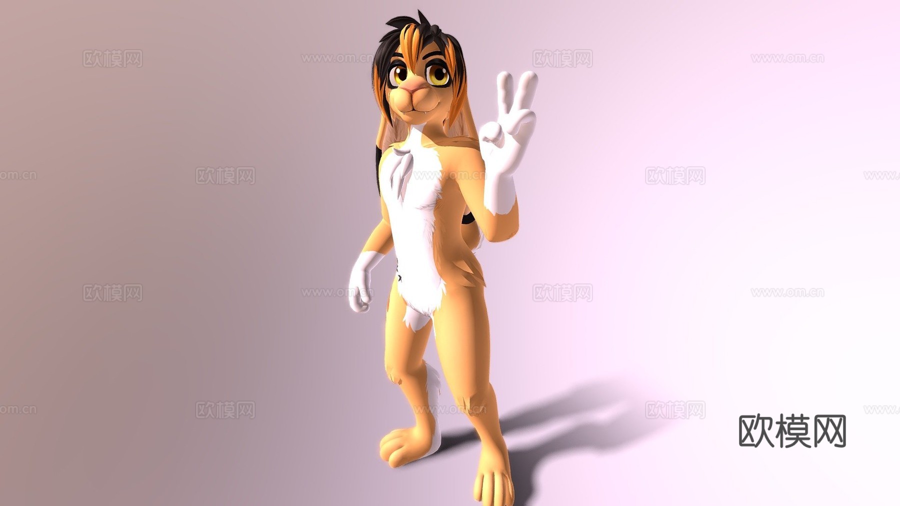 艾普西隆兔VRChat虚拟形象3d模型