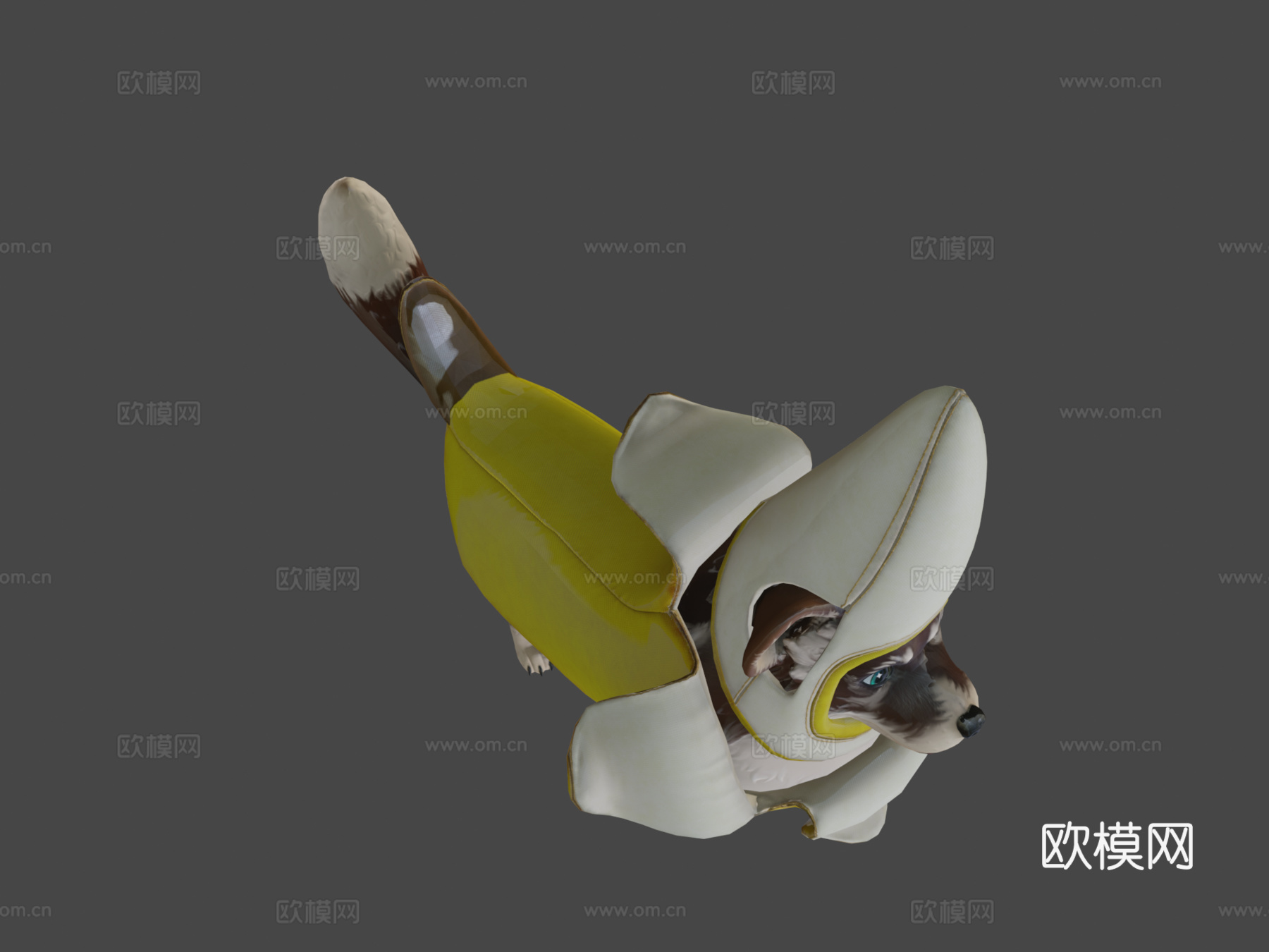 柯基香蕉扩展包3d模型