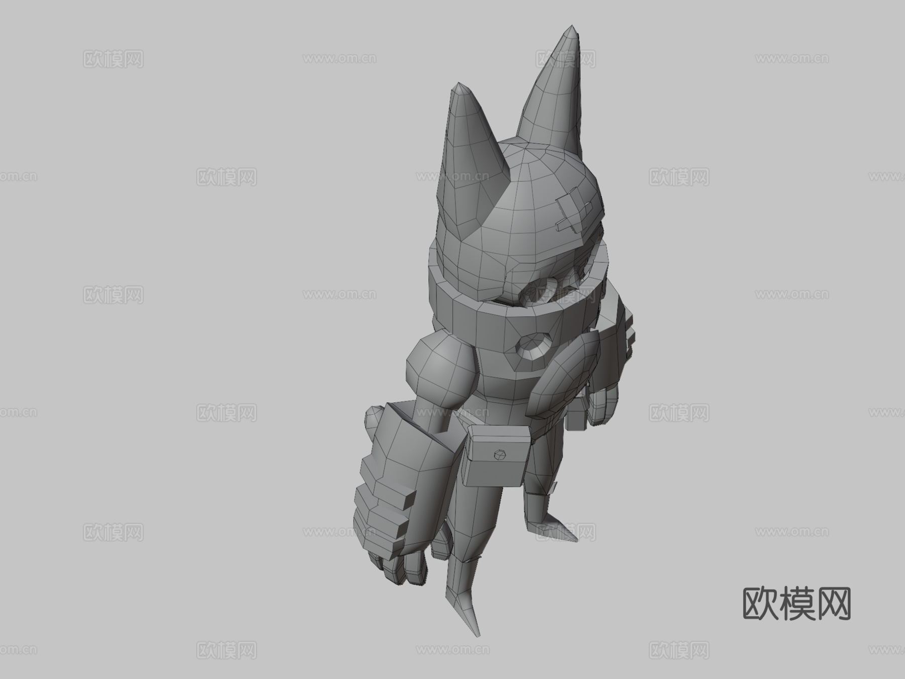 太空猫3d模型
