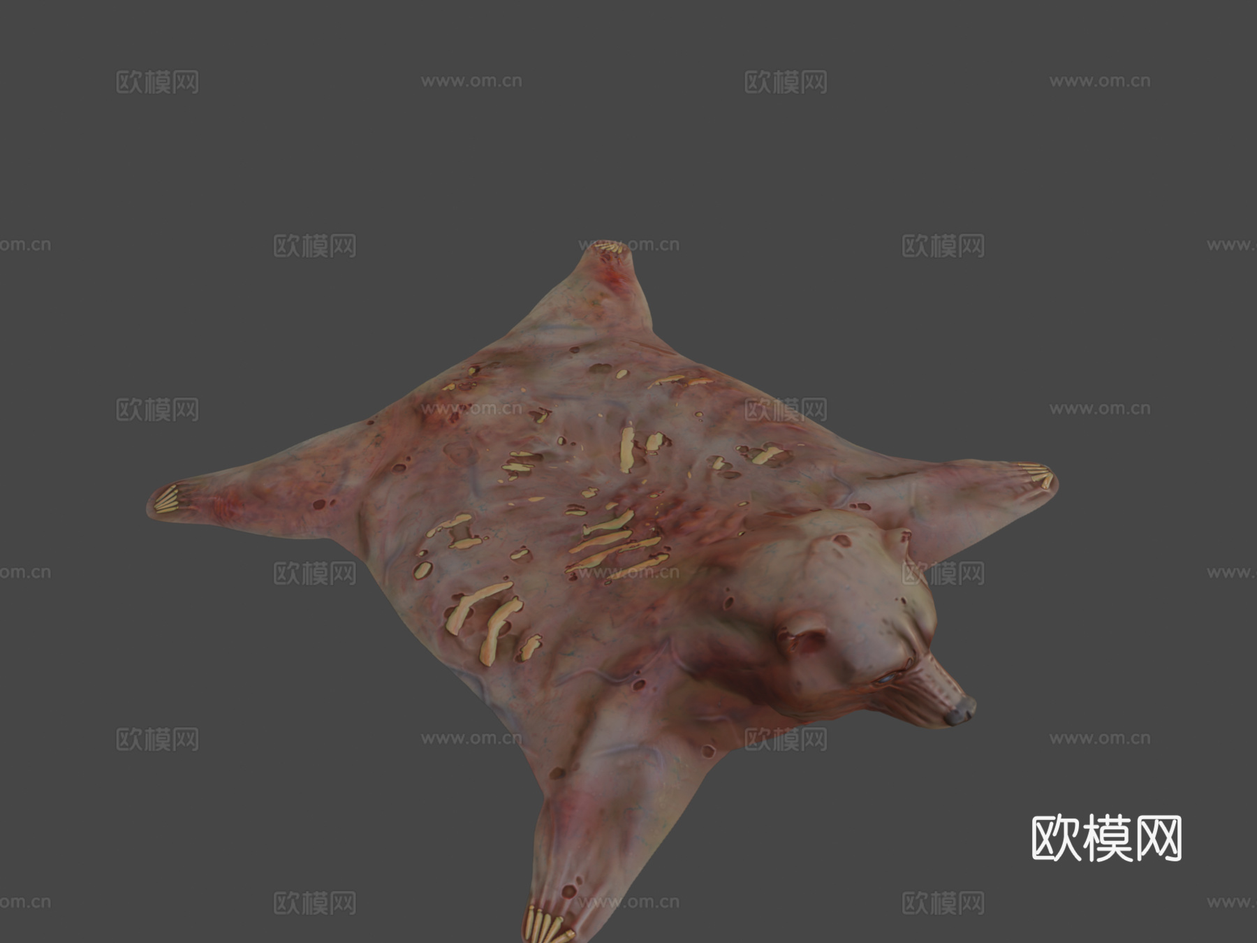 僵尸熊3d模型
