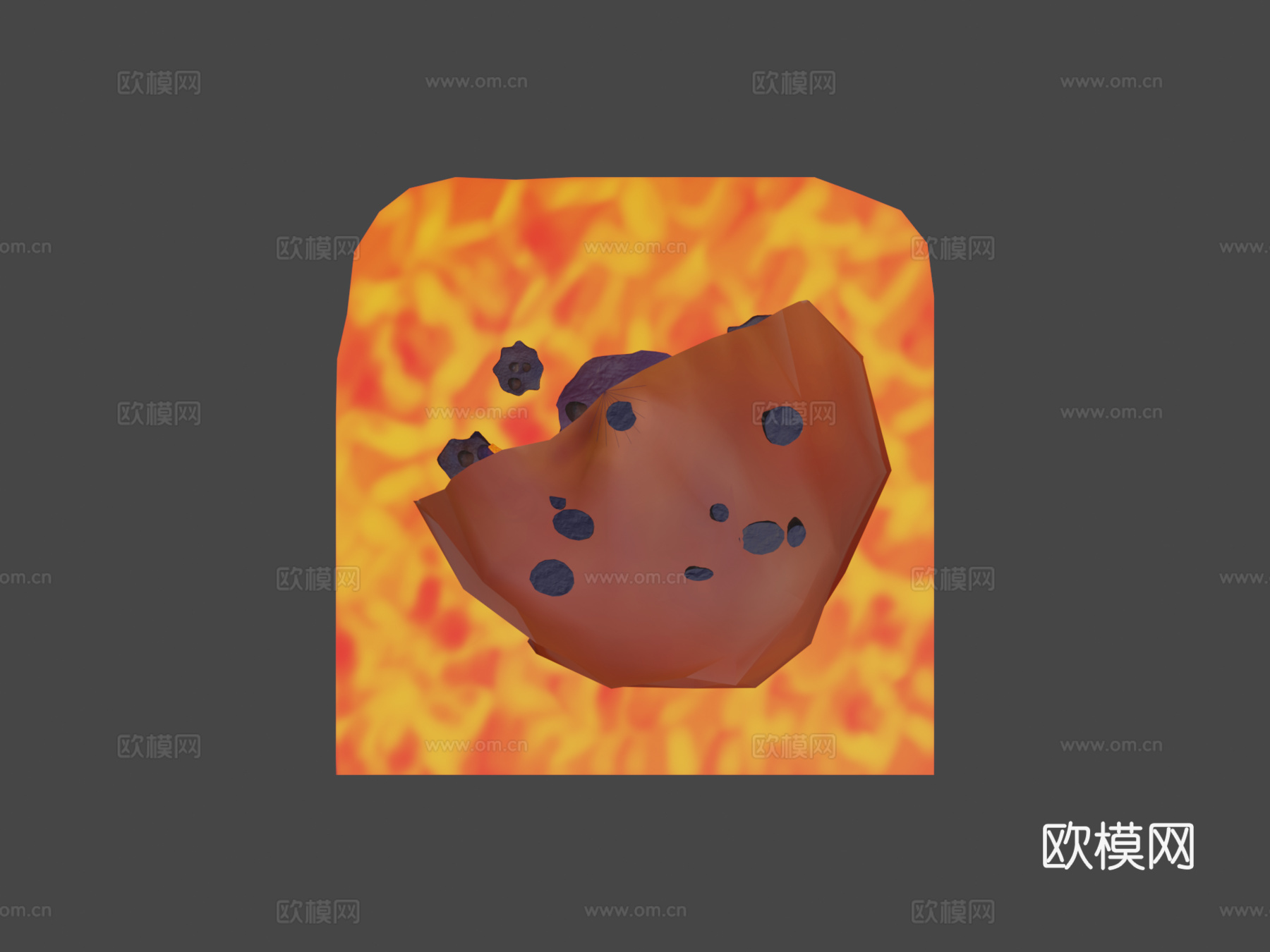 地狱景观立体模型3d模型