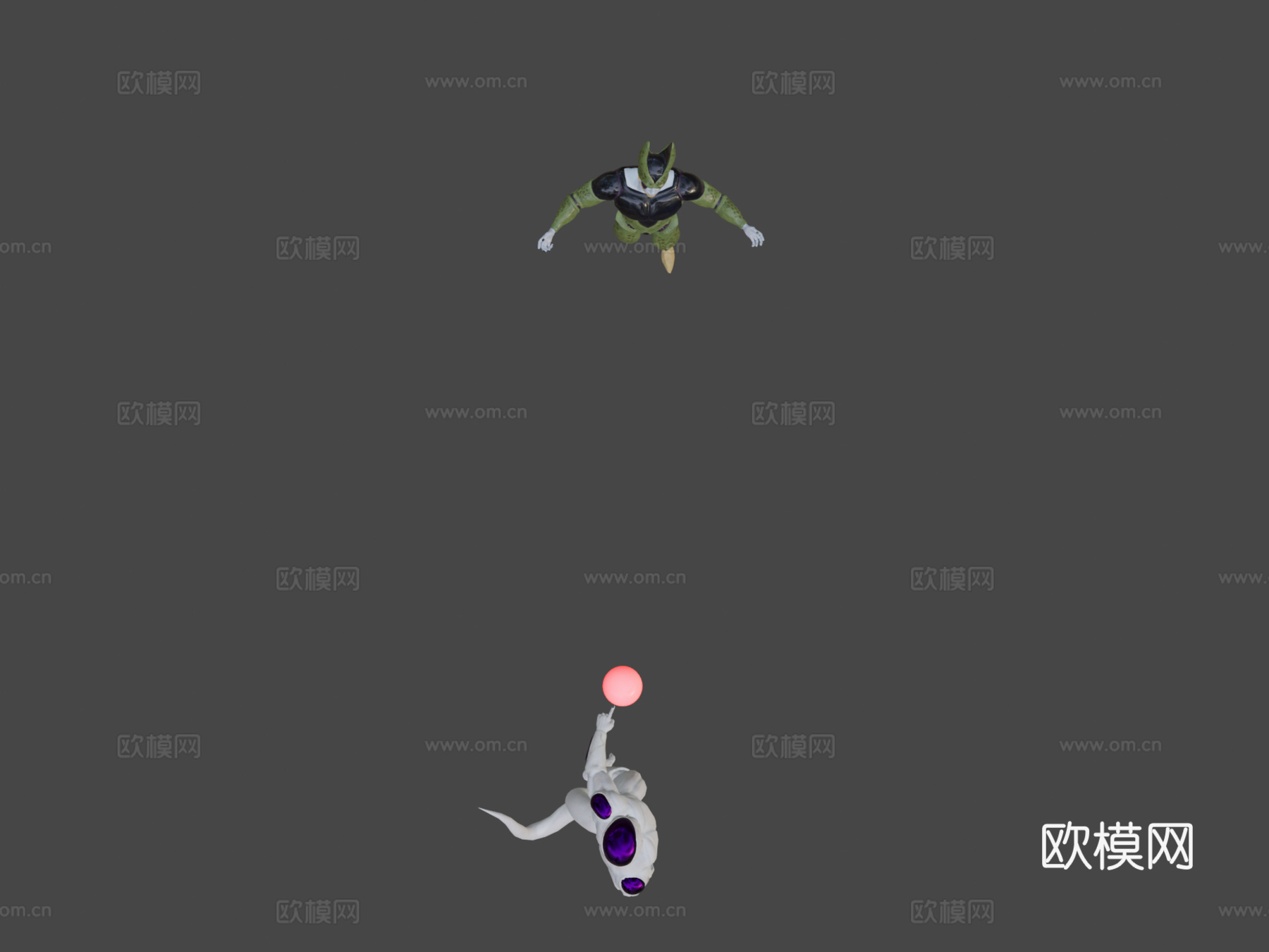 弗利萨vs沙鲁3d模型