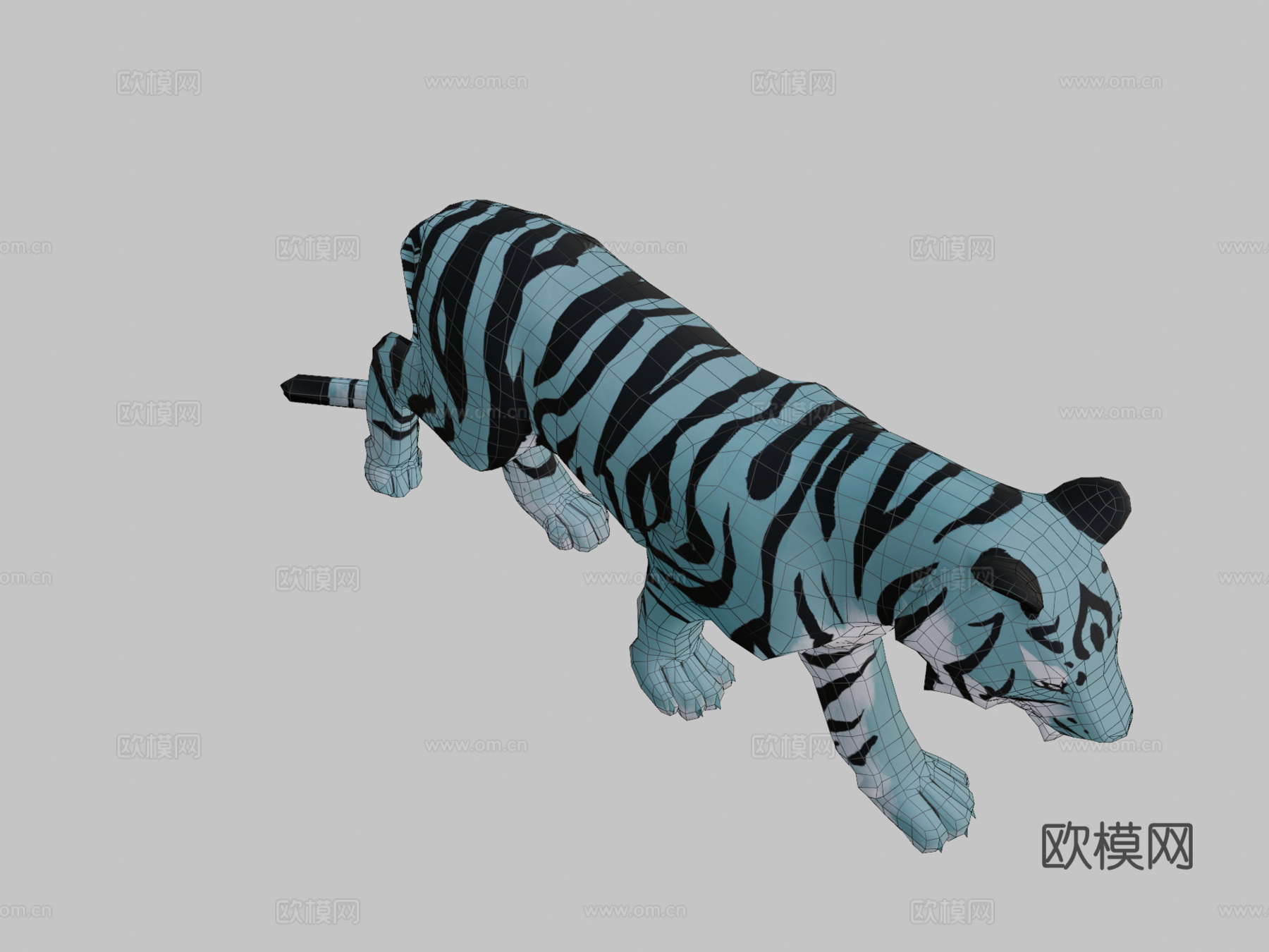 虎3d模型