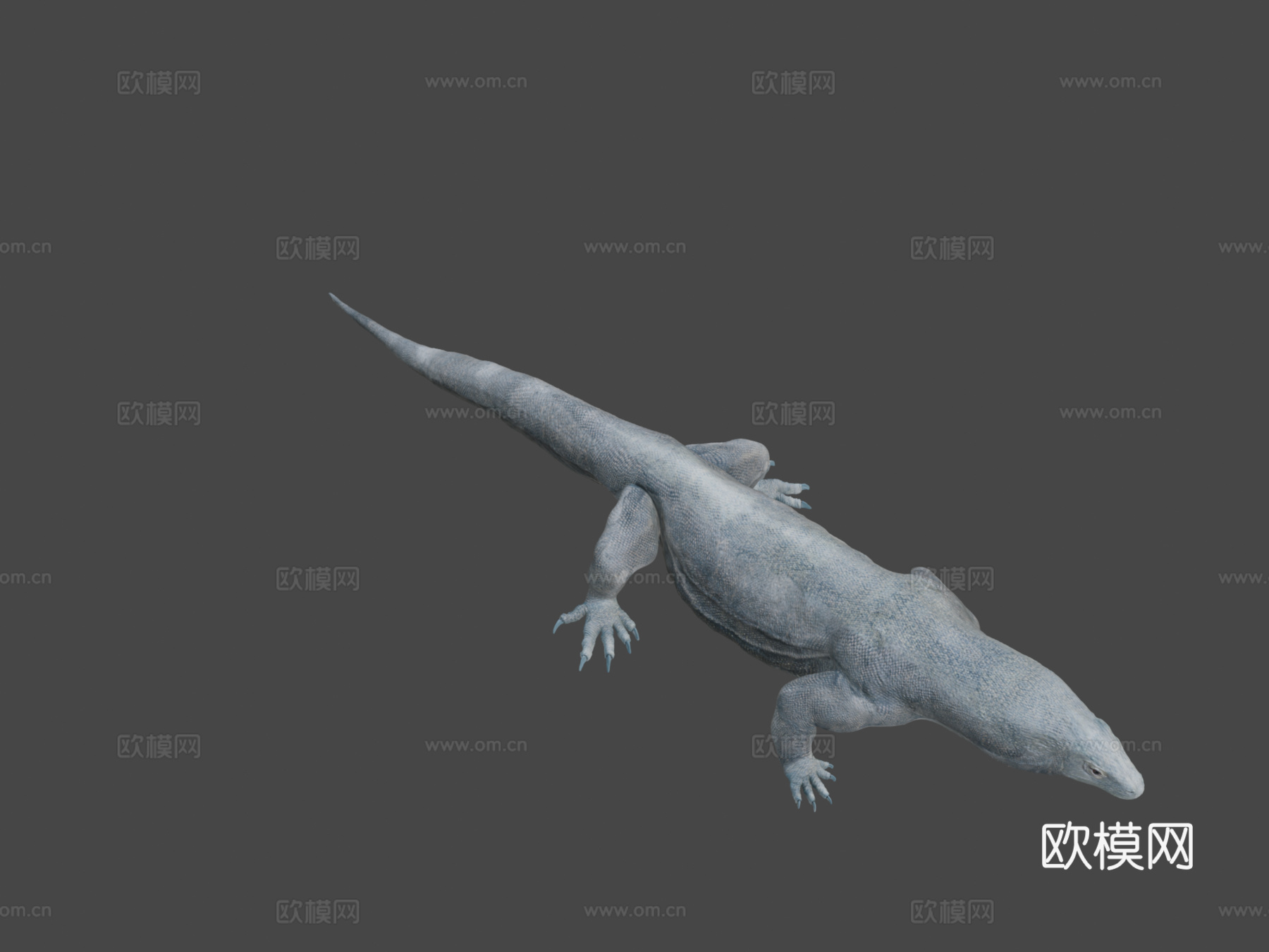 科莫多龙3d模型