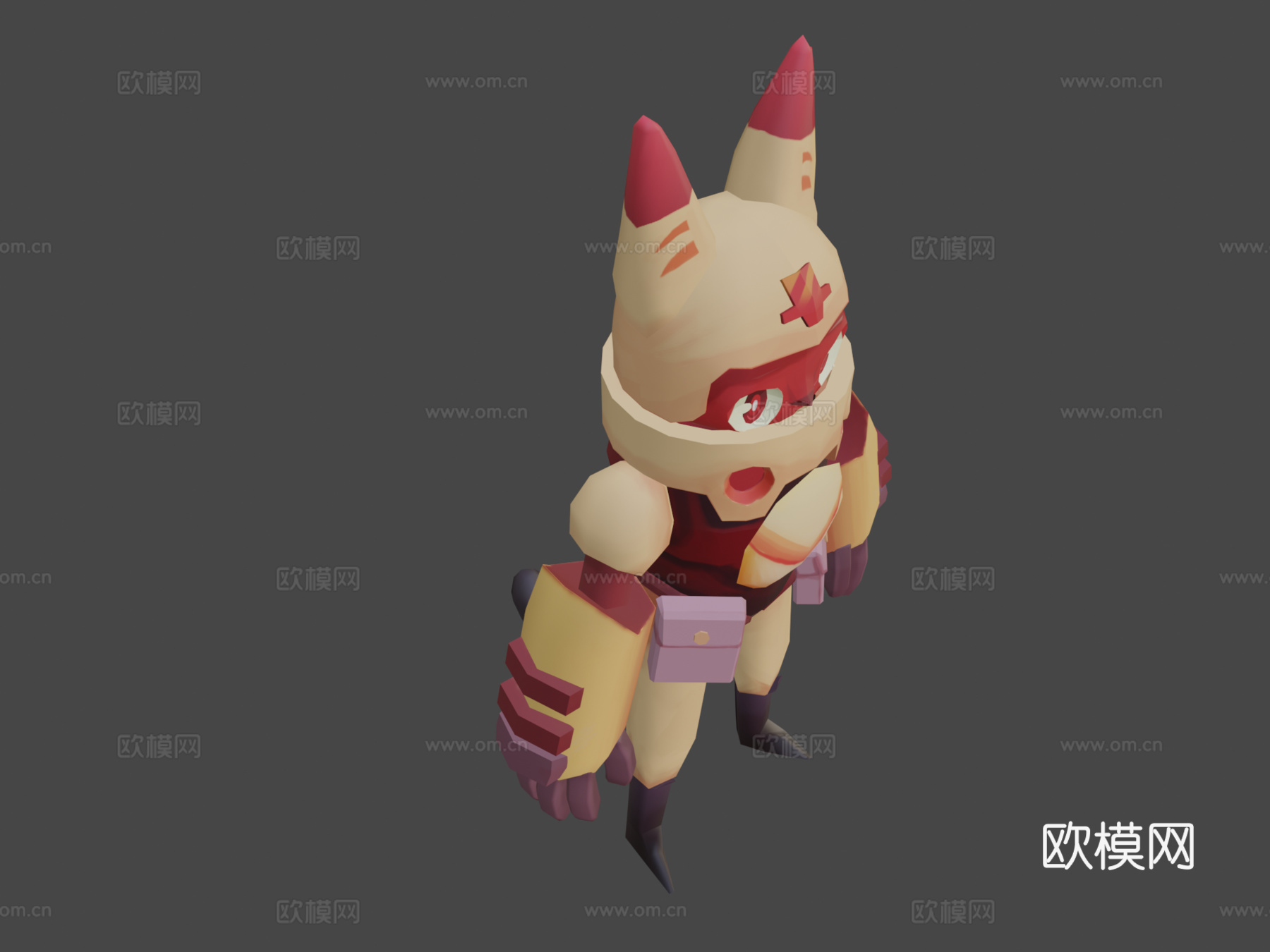 太空猫3d模型