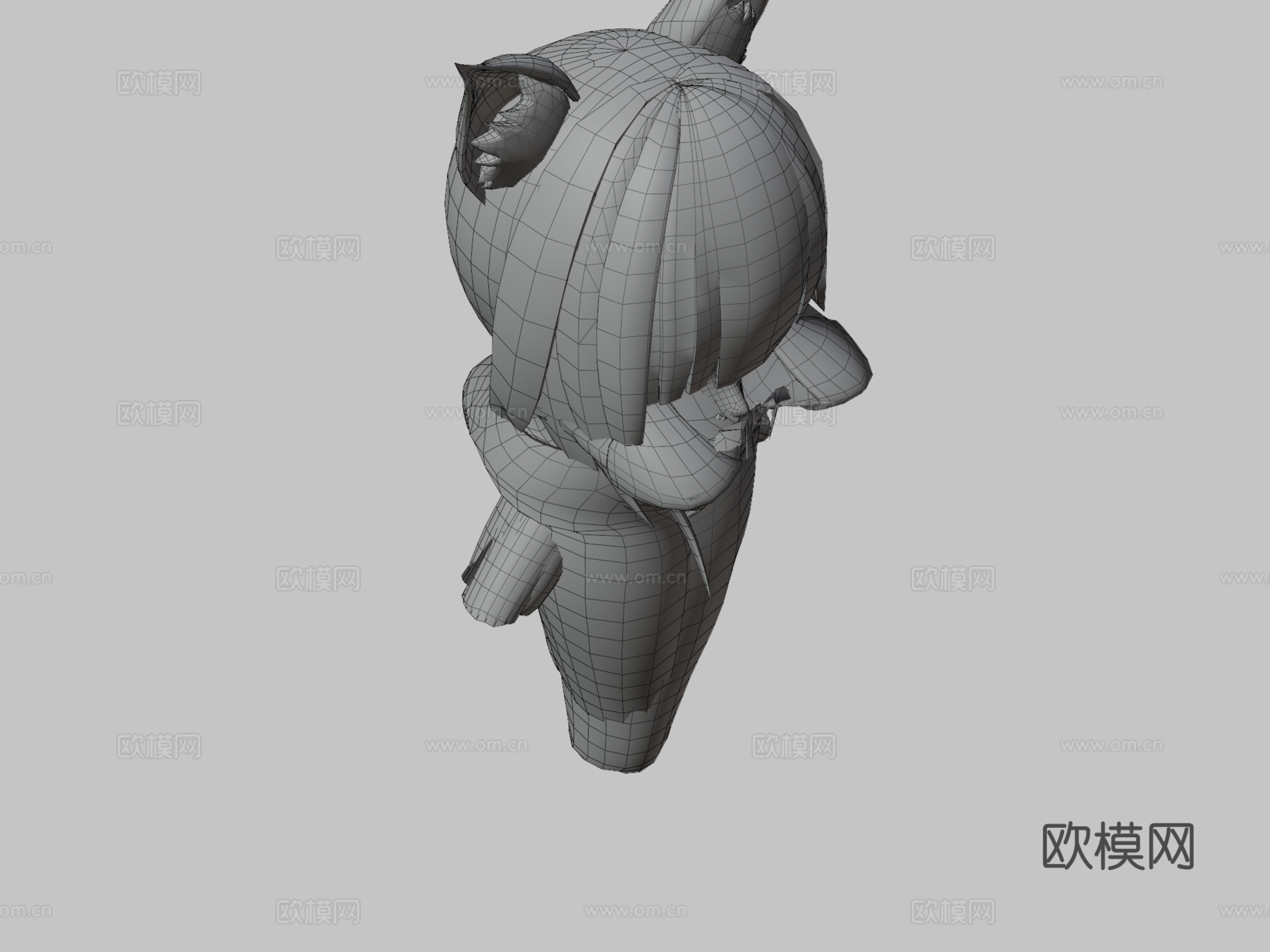 希泳罗伊Free3d模型