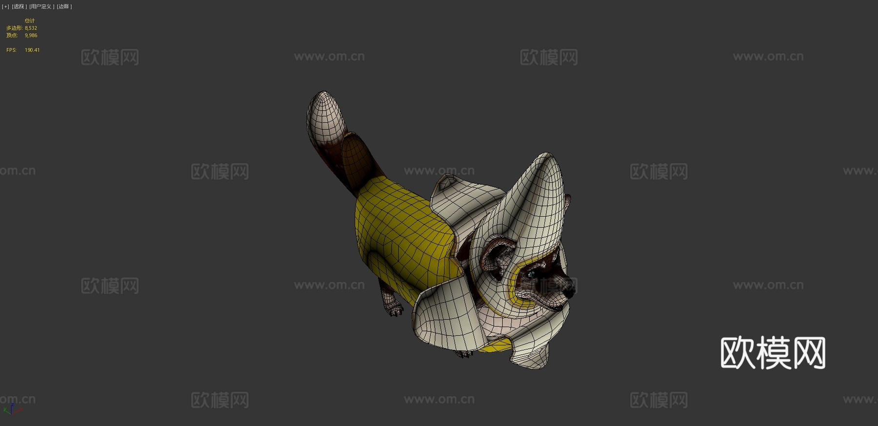 柯基香蕉扩展包3d模型
