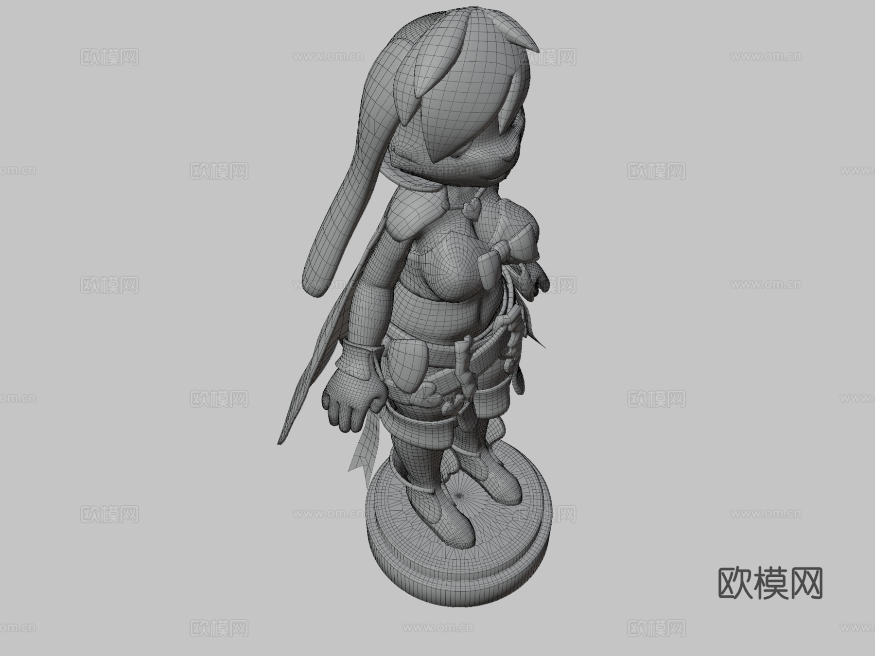 阿什莉巫师套装3d模型