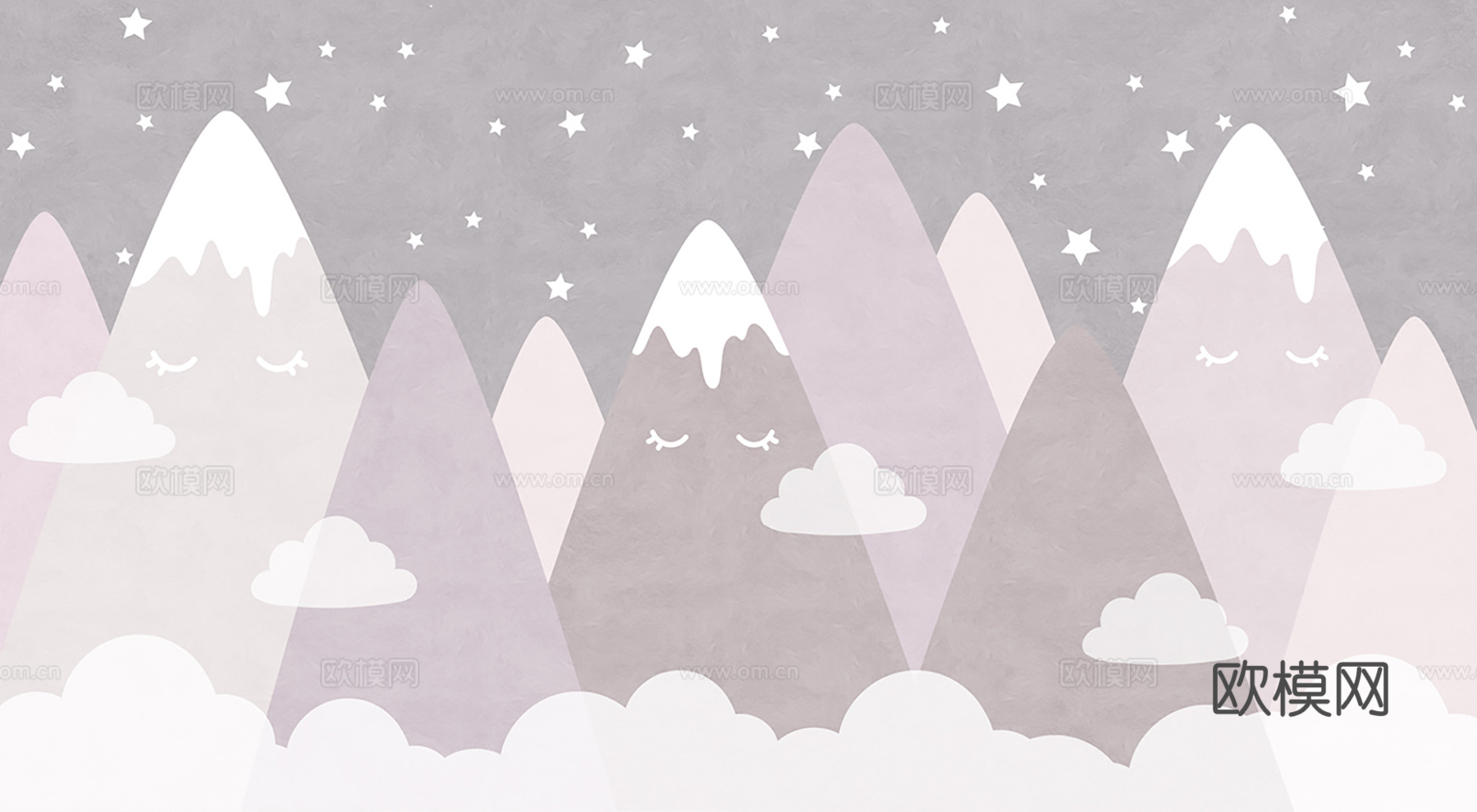 现代 简约 可爱 儿童壁纸 墙布下载