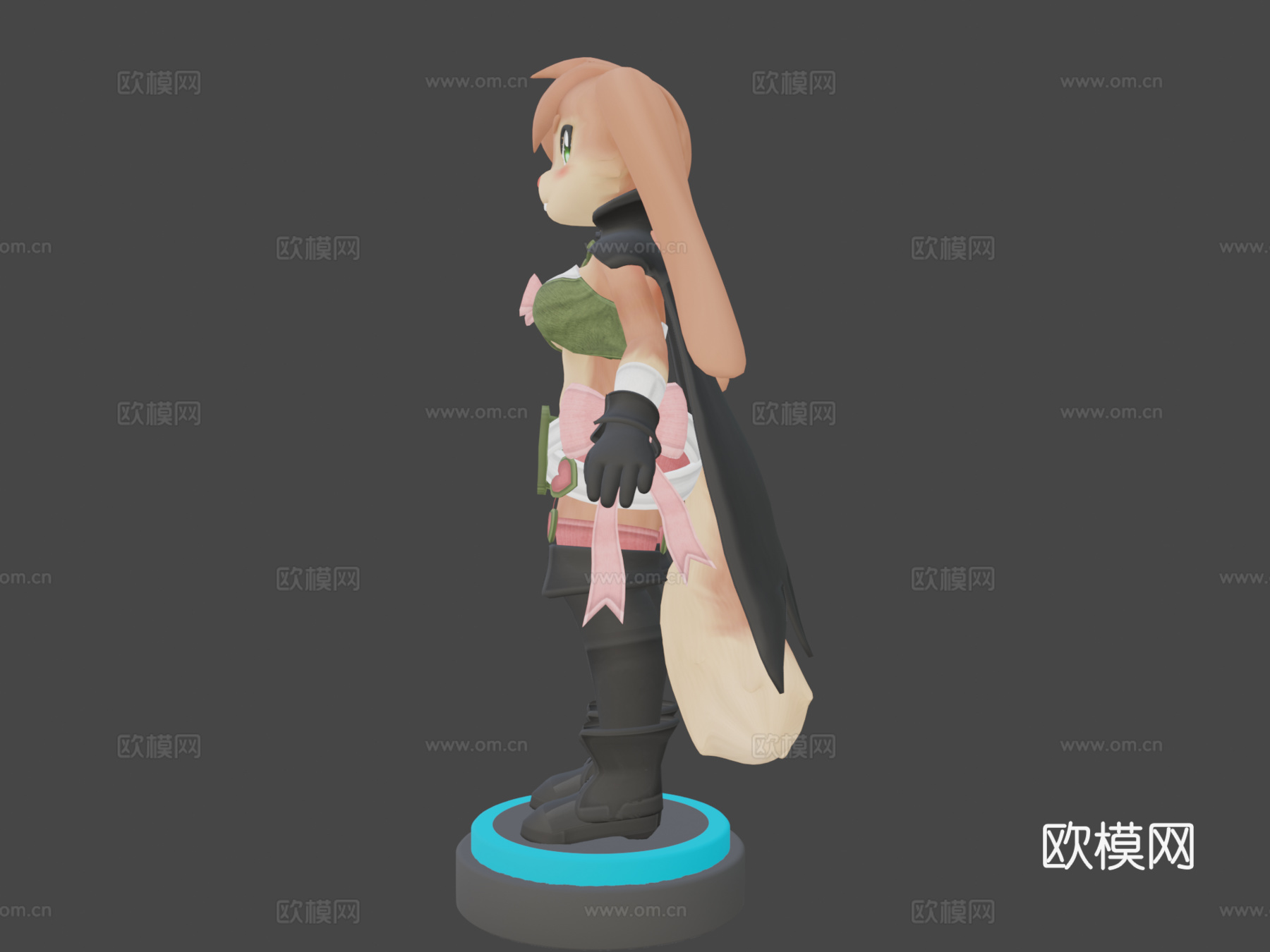 阿什莉巫师套装3d模型