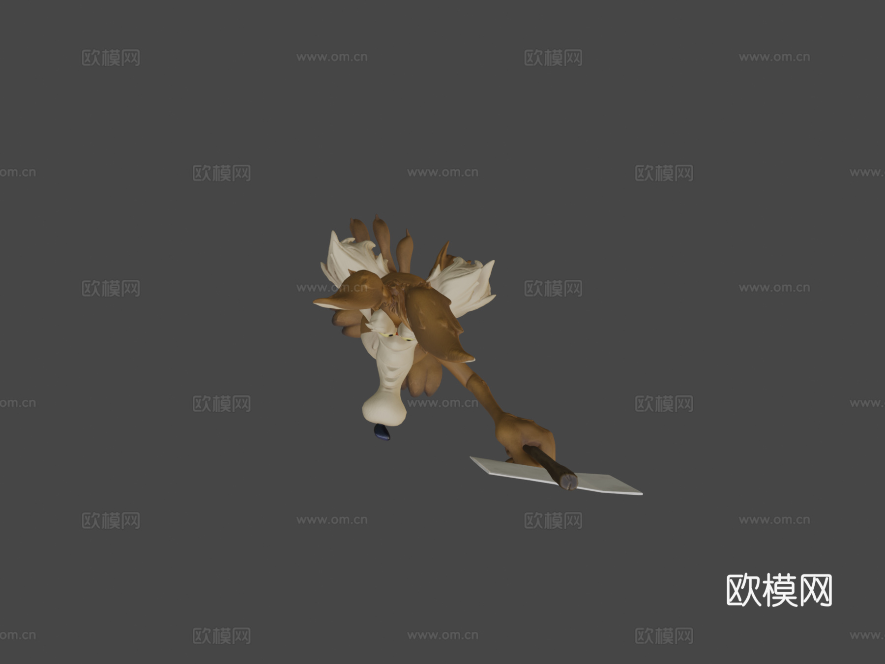 威利郊狼3d模型