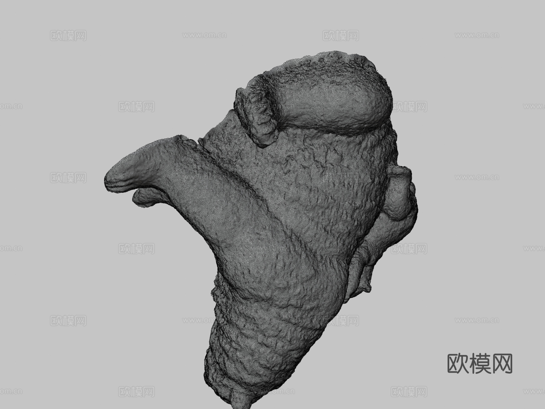 北极熊装饰品3d模型