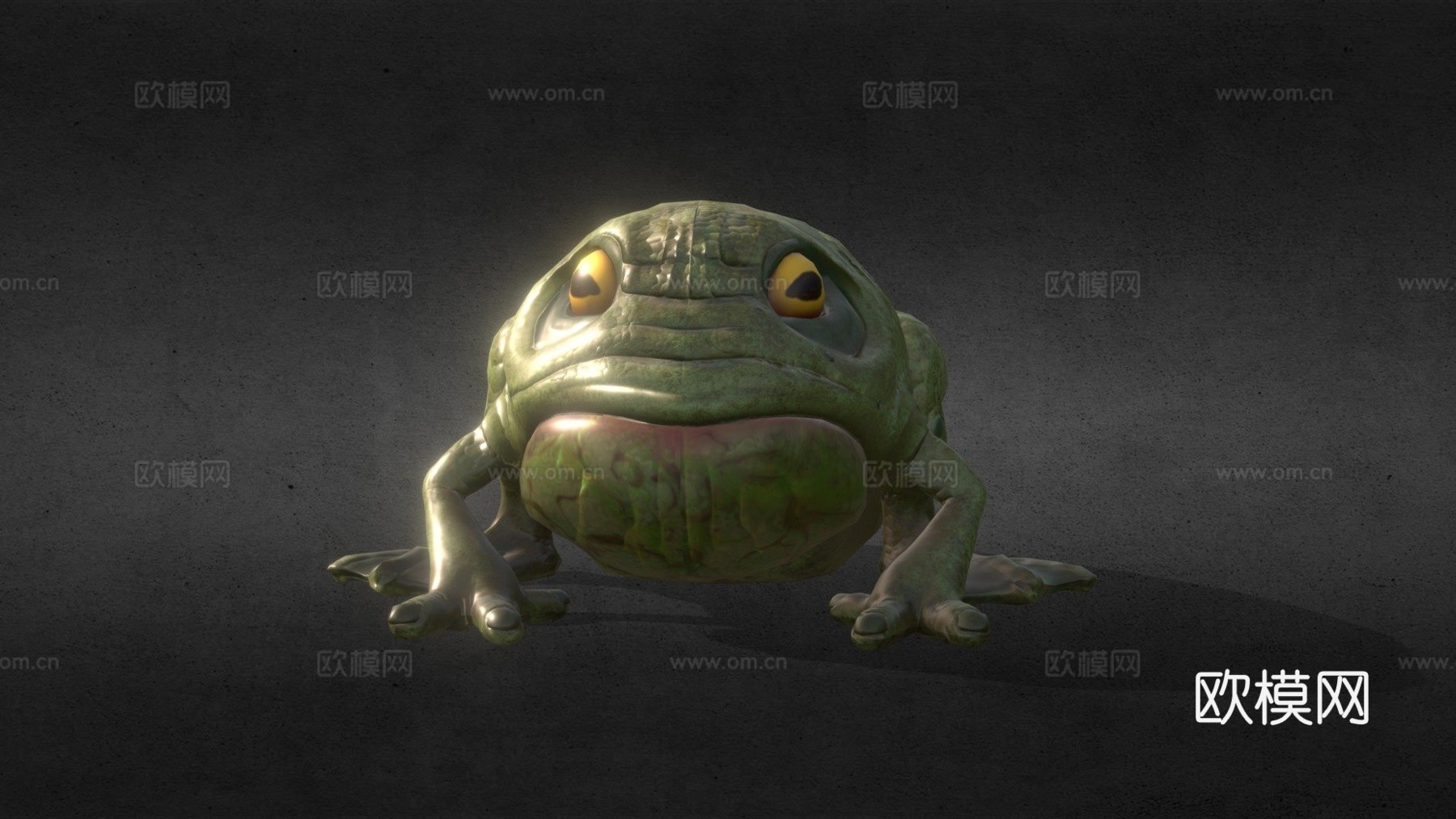 青蛙3d模型