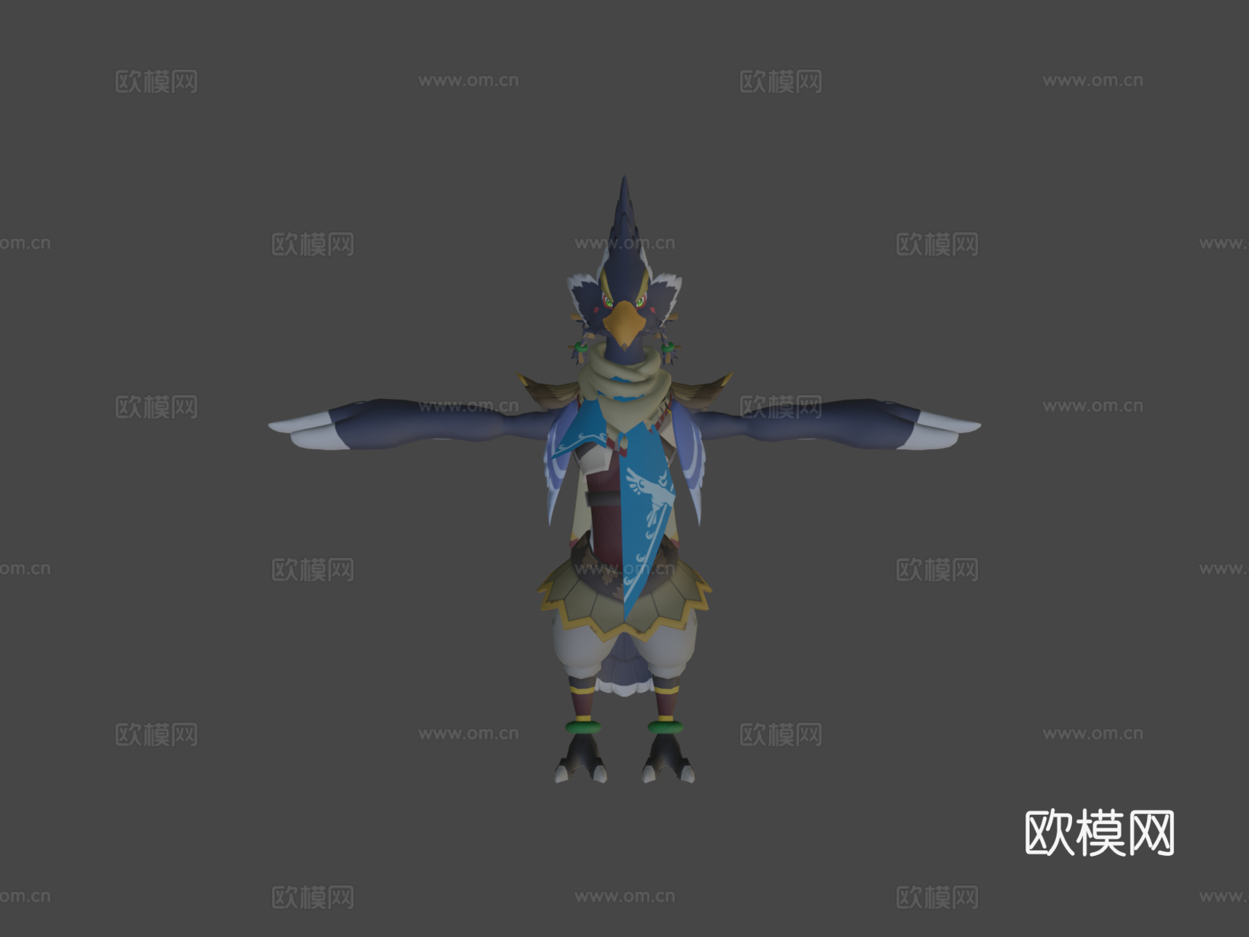 力巴尔-塞尔达传说-灾厄年代3d模型