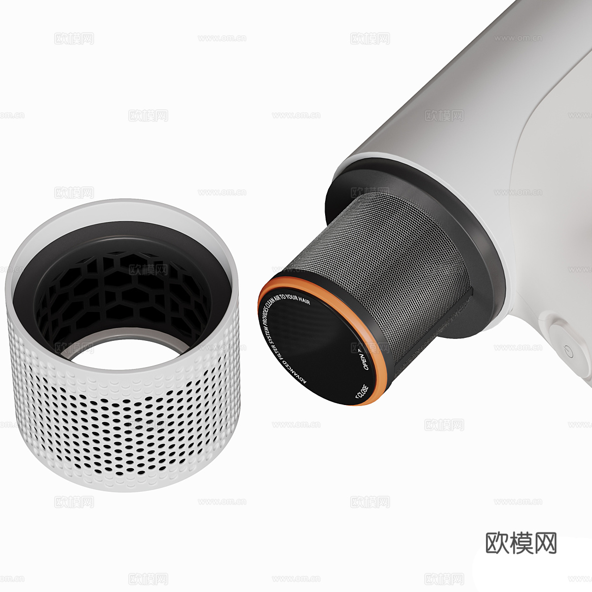 电吹风机3d模型