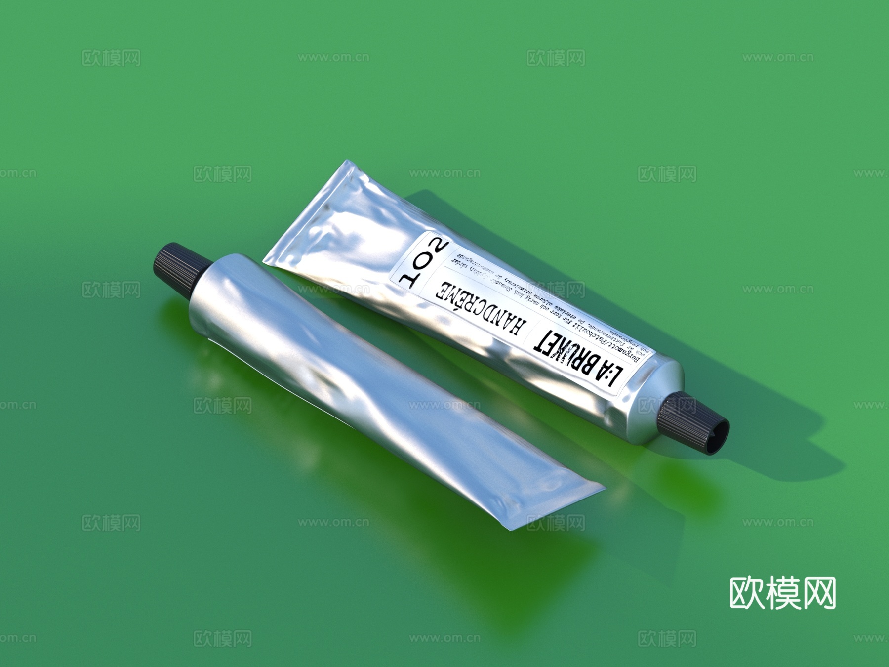 牙膏 鞋油 凝胶软管 生活用品su模型