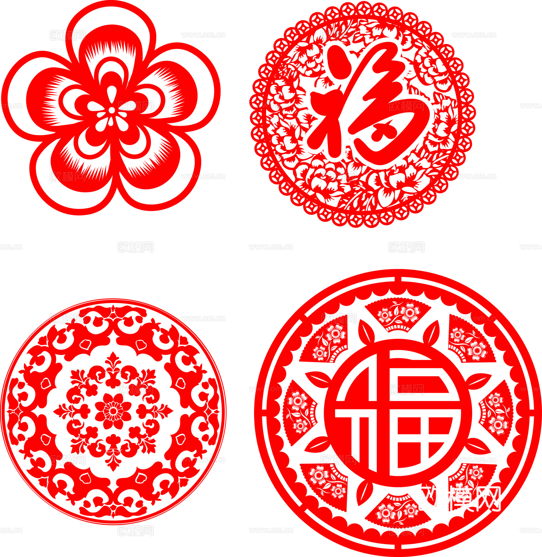 剪纸cad施工图