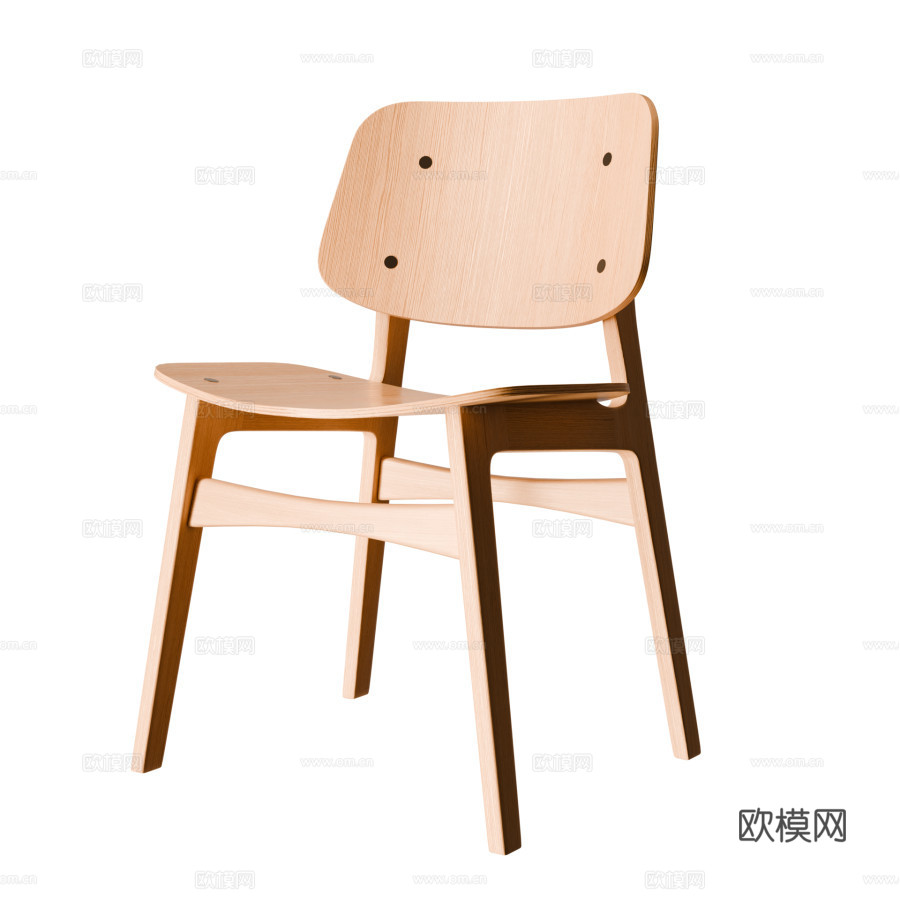 椅子 儿童椅子 餐椅 休闲椅子 木椅子3d模型