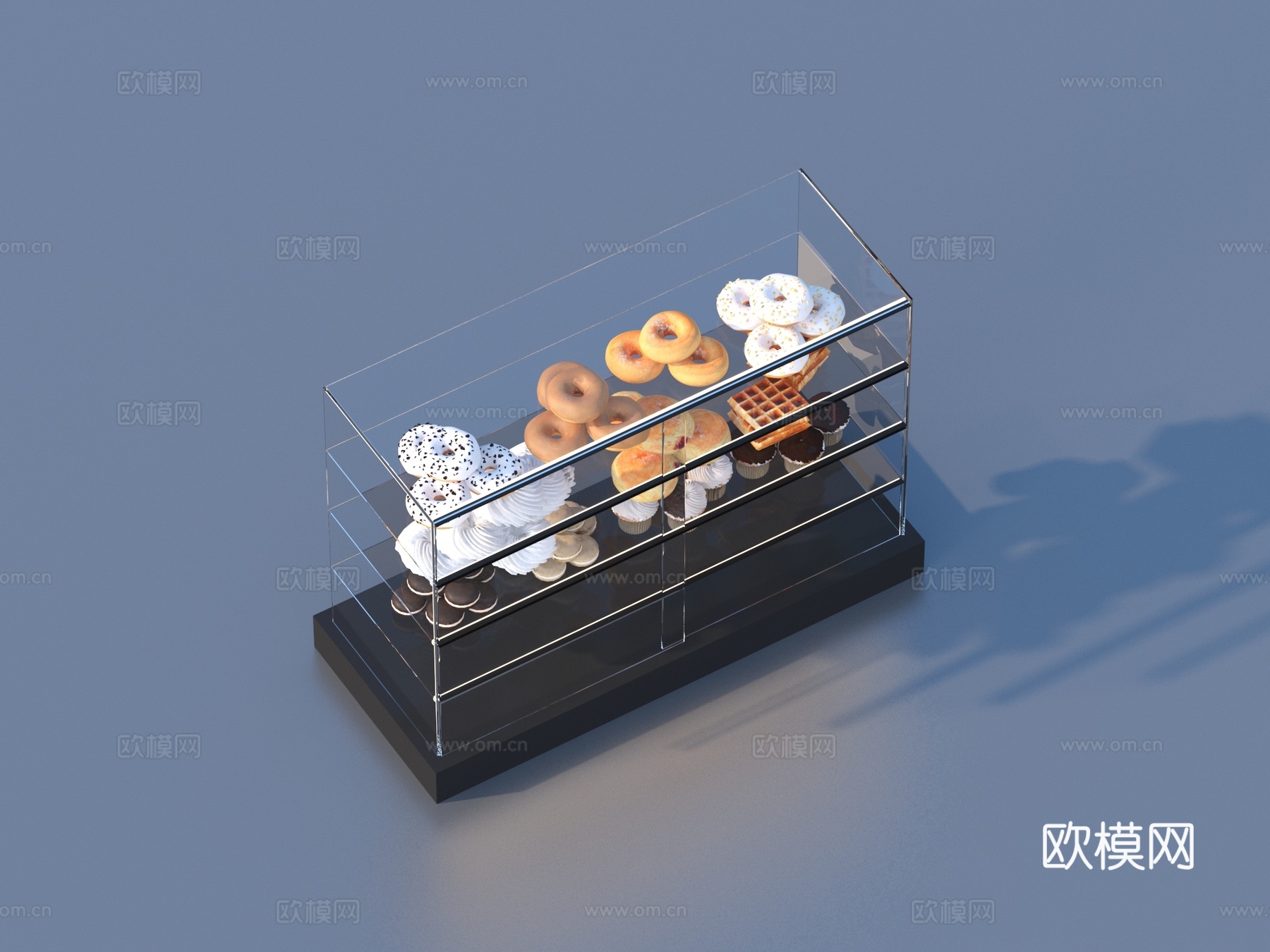 面包 甜点 饼干 大饼 烘焙蛋糕3d模型