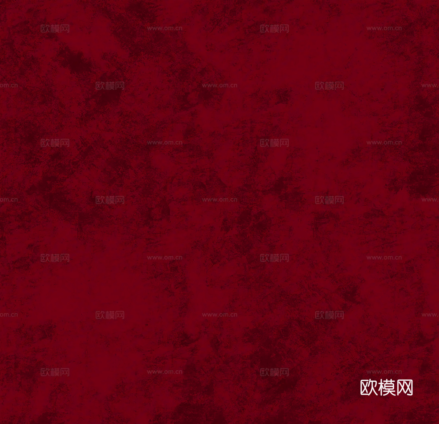 红色布纹绒布抱枕贴图