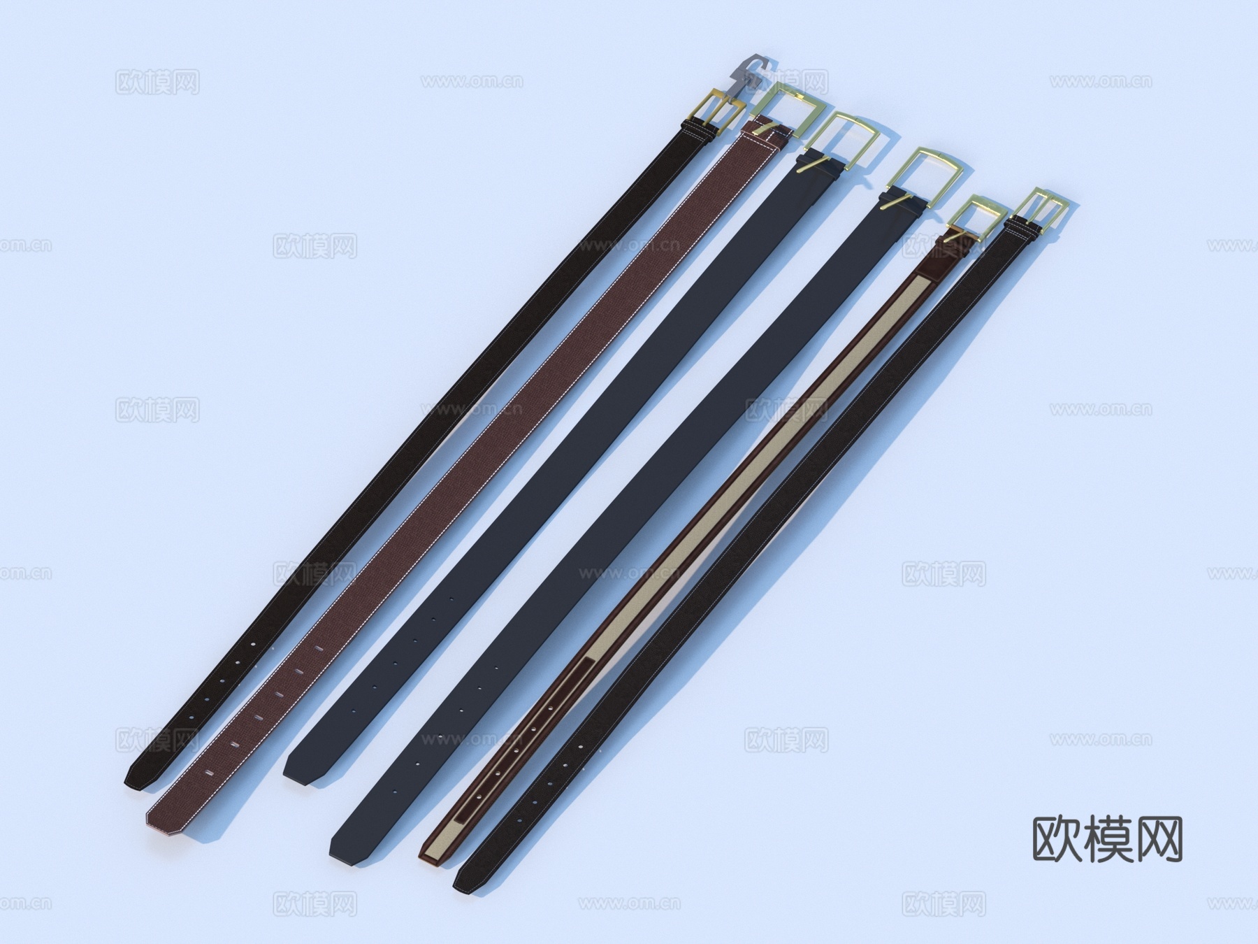 皮带 小品3d模型