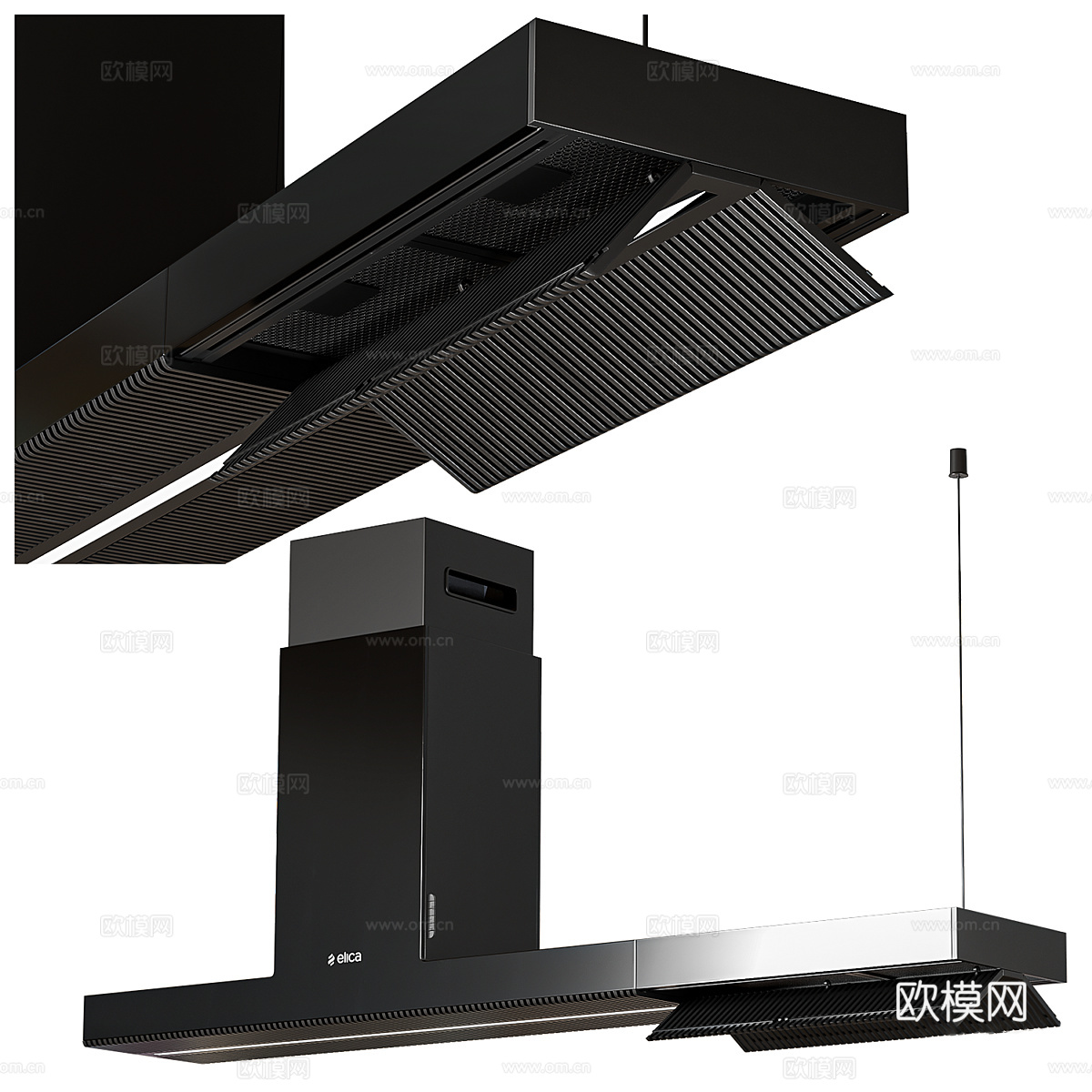 Elica 厨房电器套装3d模型