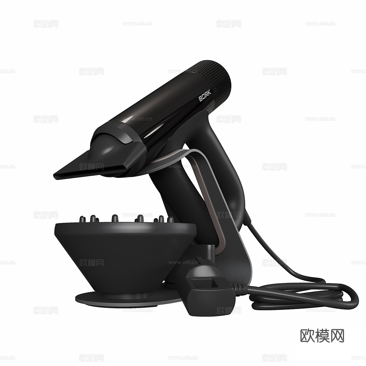 电吹风机3d模型