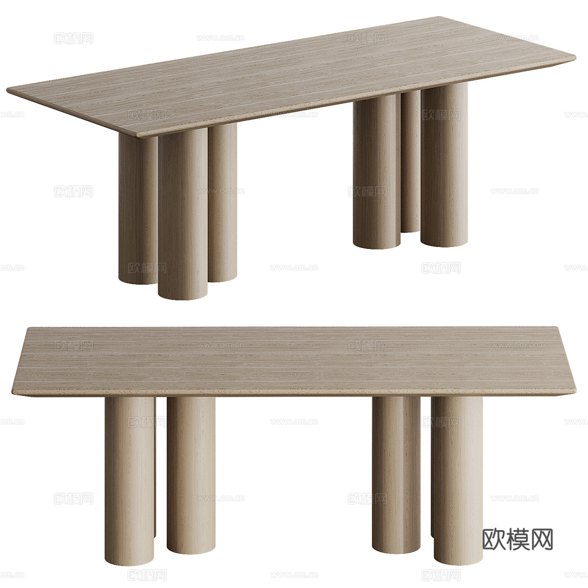 书桌3d模型下载