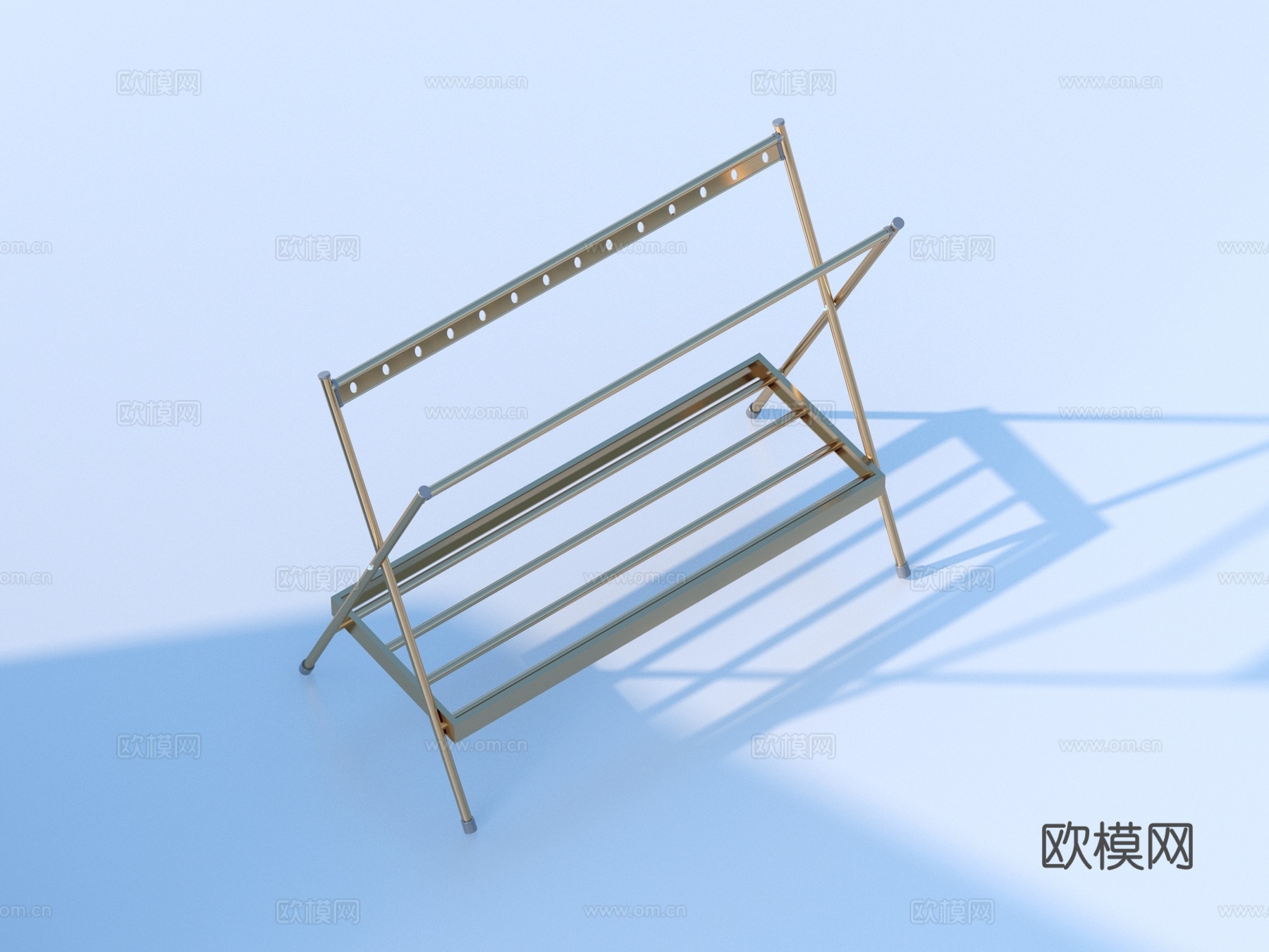 衣架 铁衣架 生活用品su模型