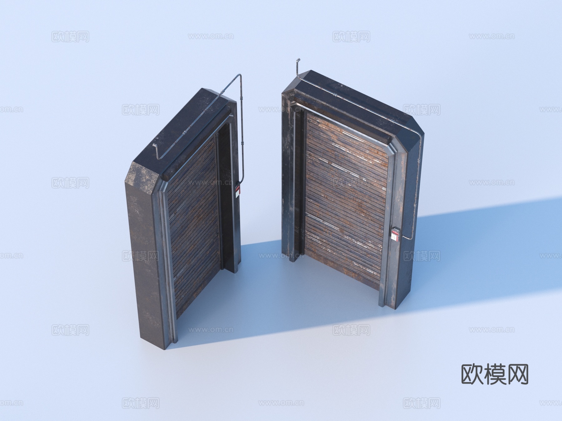 门 铁门 大门 房门3d模型