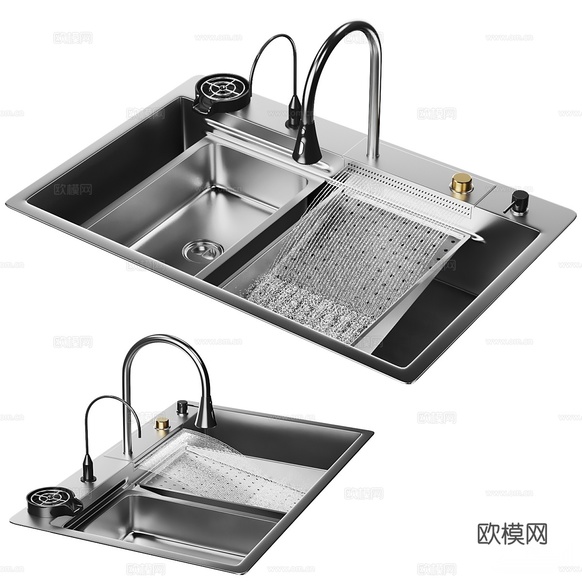 水槽3d模型下載