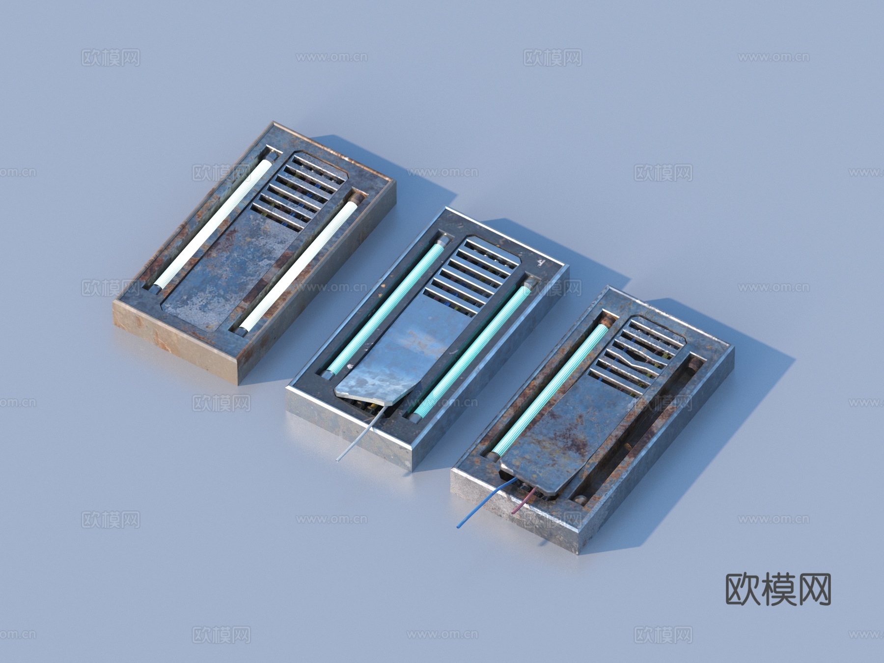 灯具 五金件 机械零件 船舱组件3d模型