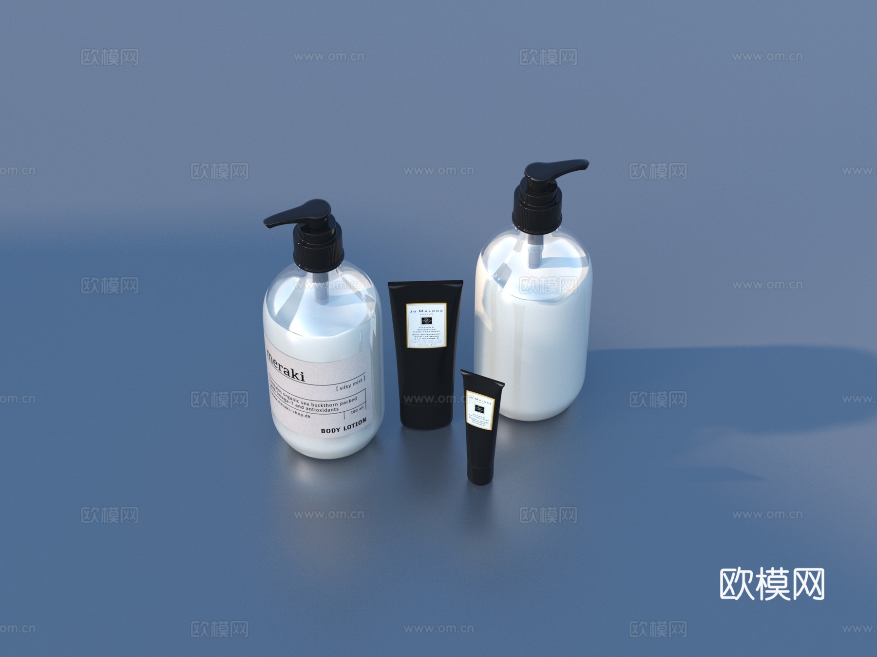 沐浴露 香水 化妆品 生活用品3d模型