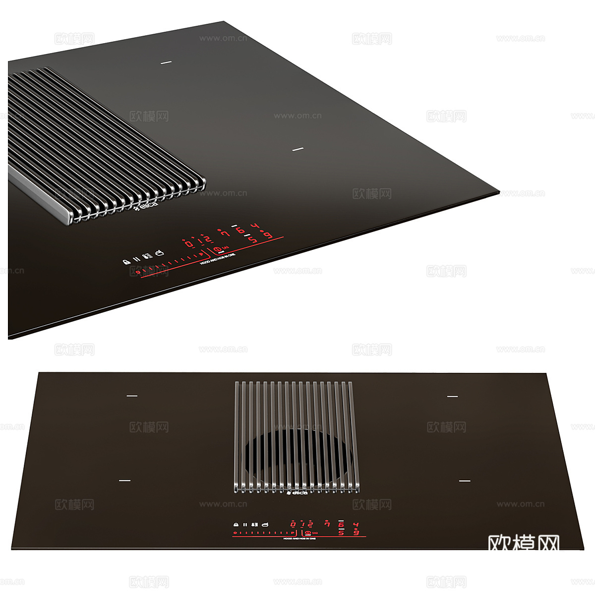 Elica 厨房电器套装3d模型