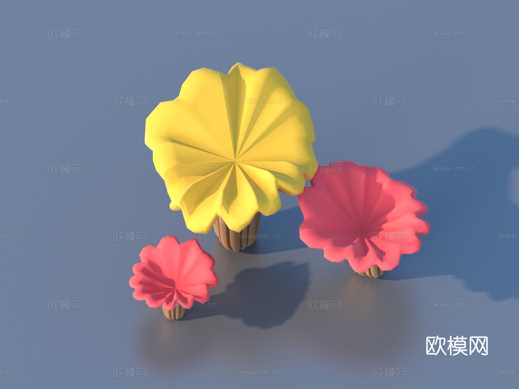 卡通蘑菇 蘑菇3d模型