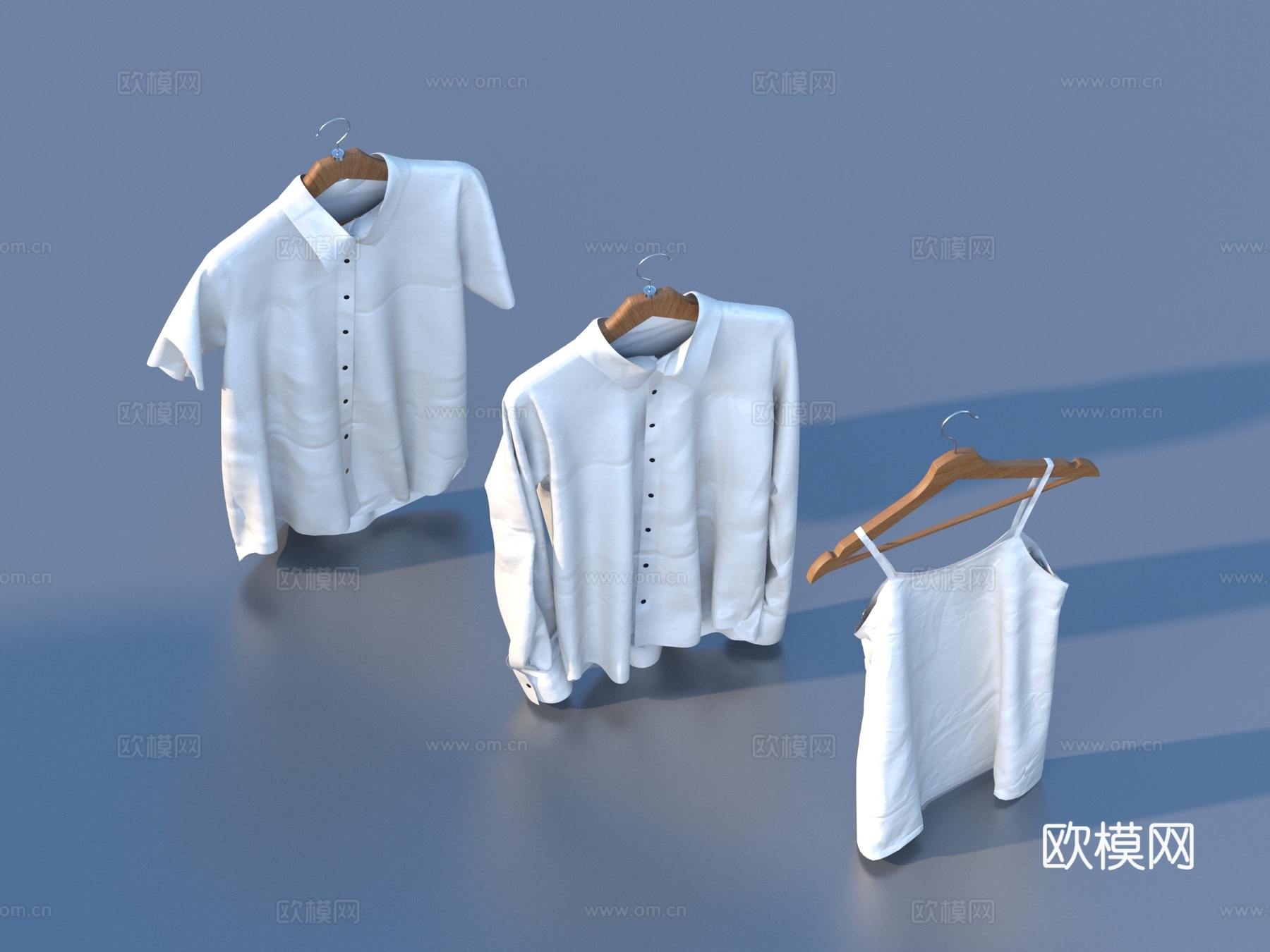 衣服 服装 衣架3d模型