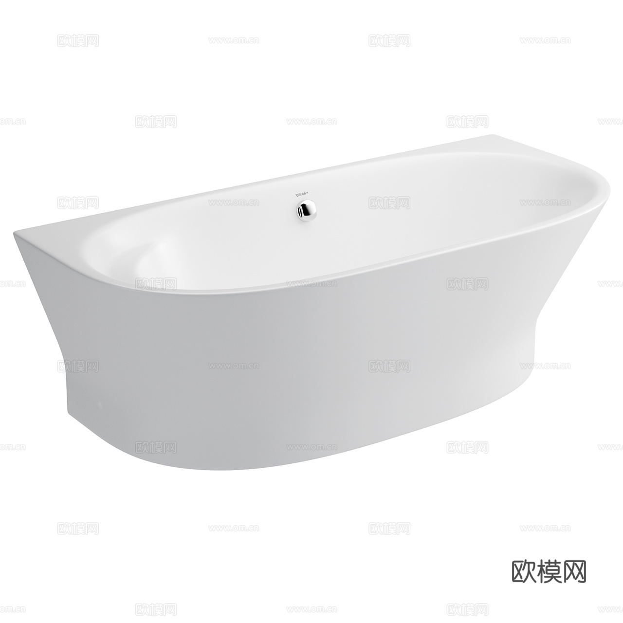 Duravit 现代浴缸 极简浴缸 陶瓷浴缸3d模型