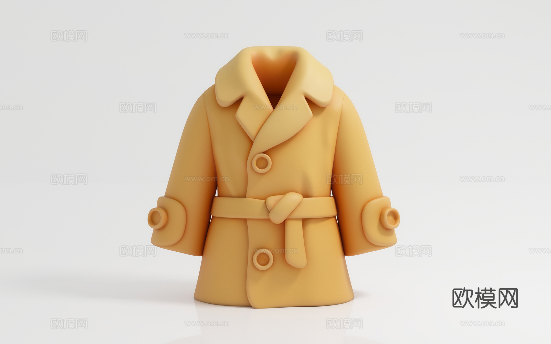 衣服大衣卡通风格 动漫风格 服装服饰 女式大衣 美陈道具 展3d模型