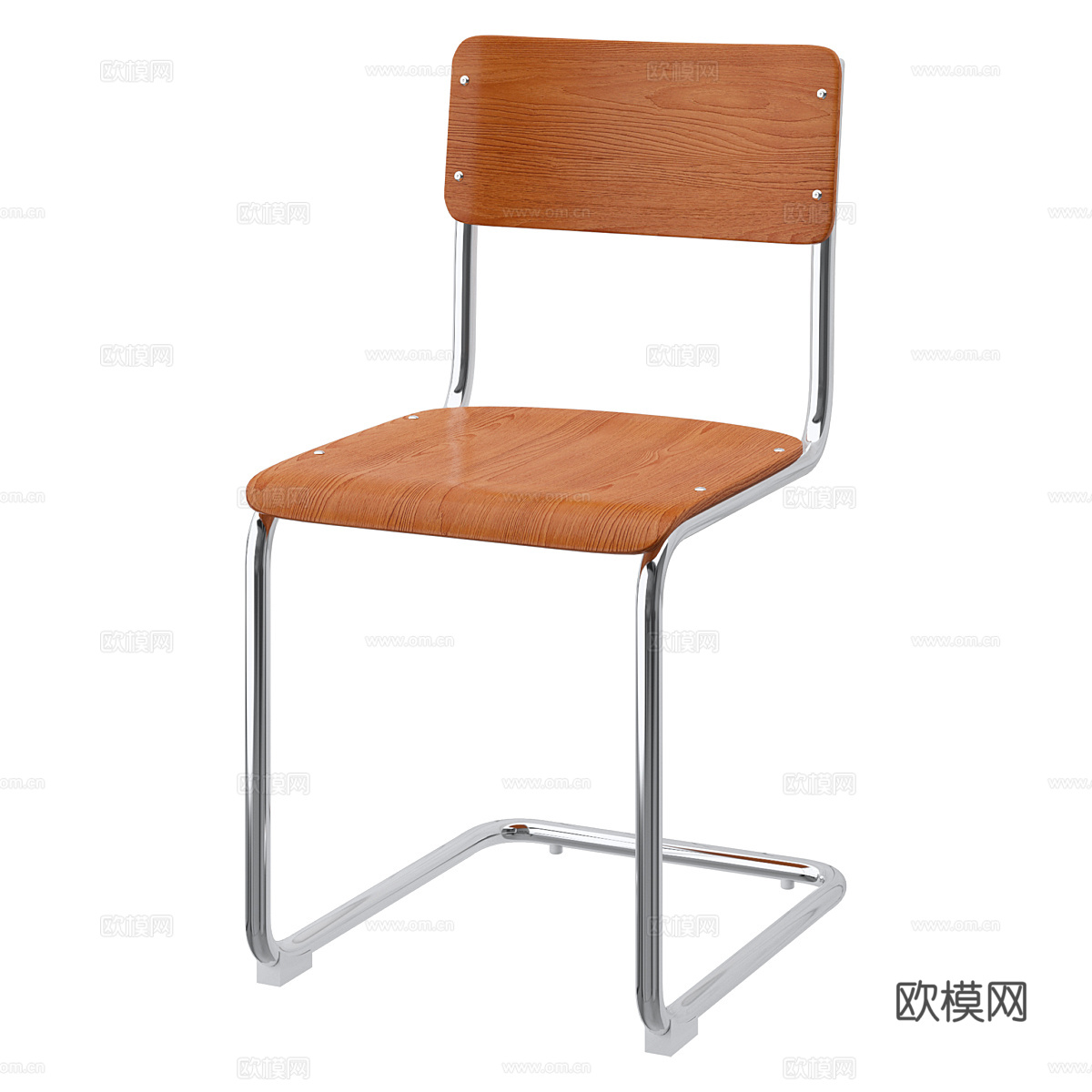 北欧简约单人椅子 椅子 简约椅子 休闲椅子 凳子3d模型