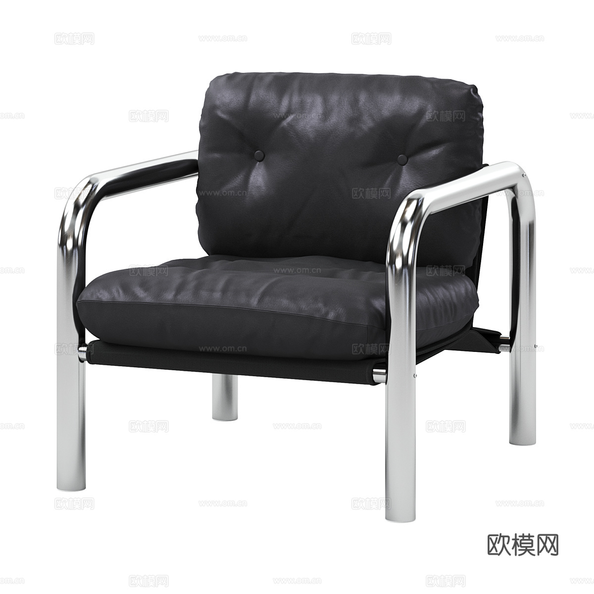 现代简约单人沙发 单人沙发 简约沙发 休闲沙发 客厅沙发3d模型