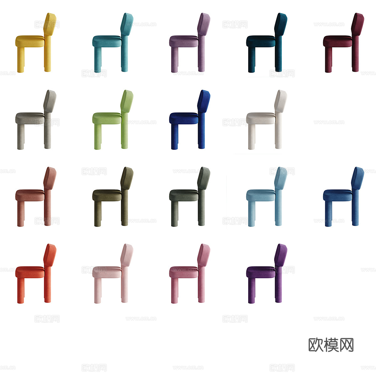 儿童椅子3d模型