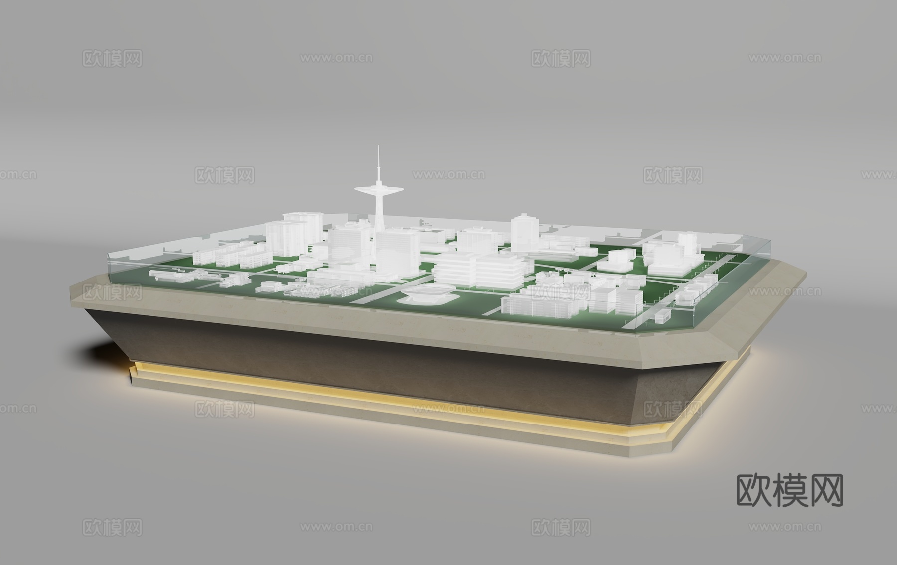售楼处沙盘3d模型