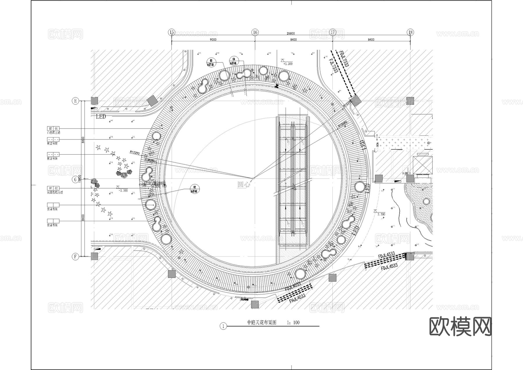 儿童主题街区施工图cad施工图