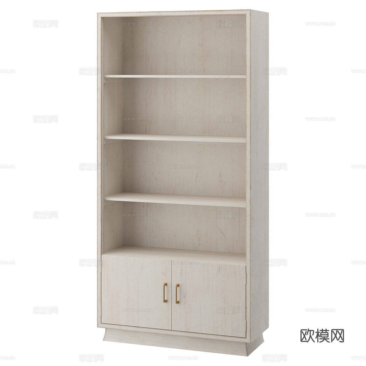 北欧简约书柜 书柜 简约书柜 矮柜 装饰矮柜3d模型