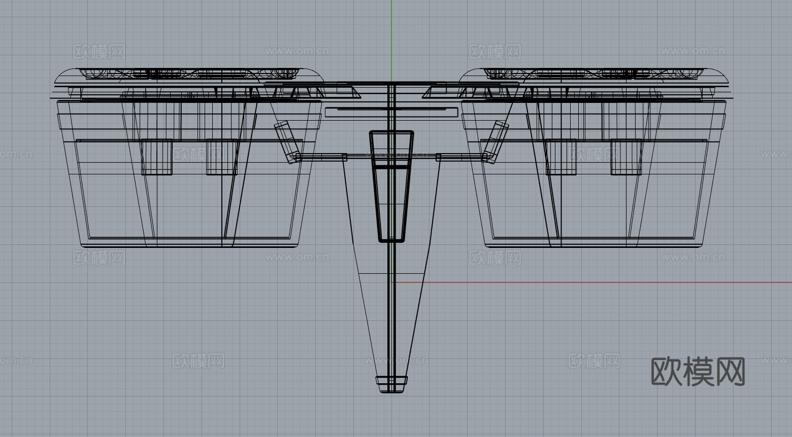 浮萍清理机cad施工图下载（渲染图2）