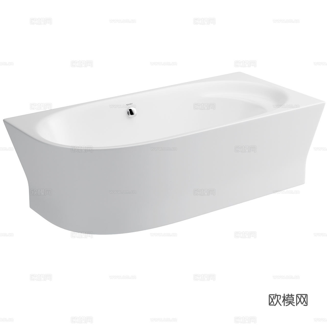 Duravit 现代浴缸 极简浴缸 陶瓷浴缸3d模型