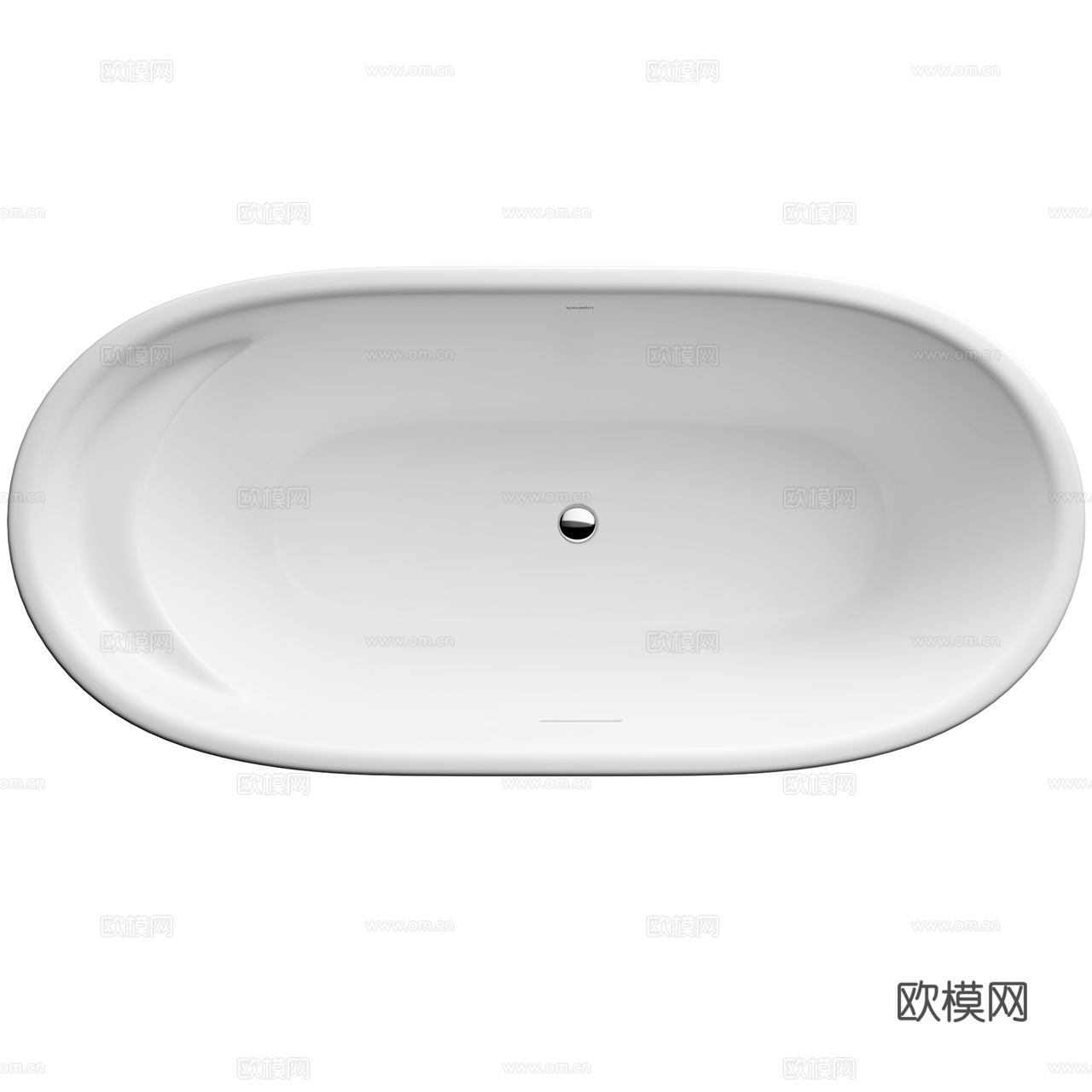 Duravit 现代浴缸 极简浴缸 陶瓷浴缸 椭圆形浴缸3d模型
