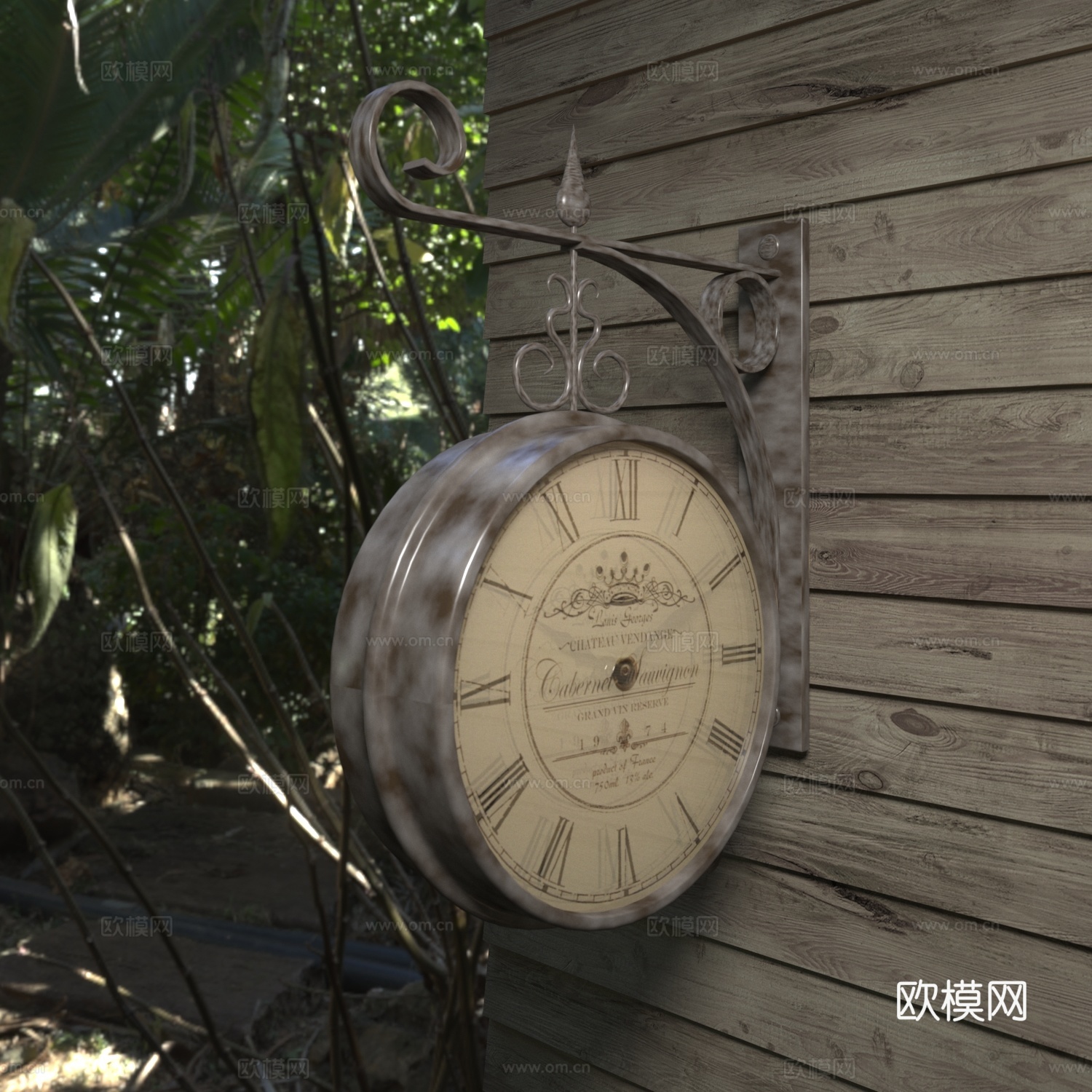 挂表 钟表su模型